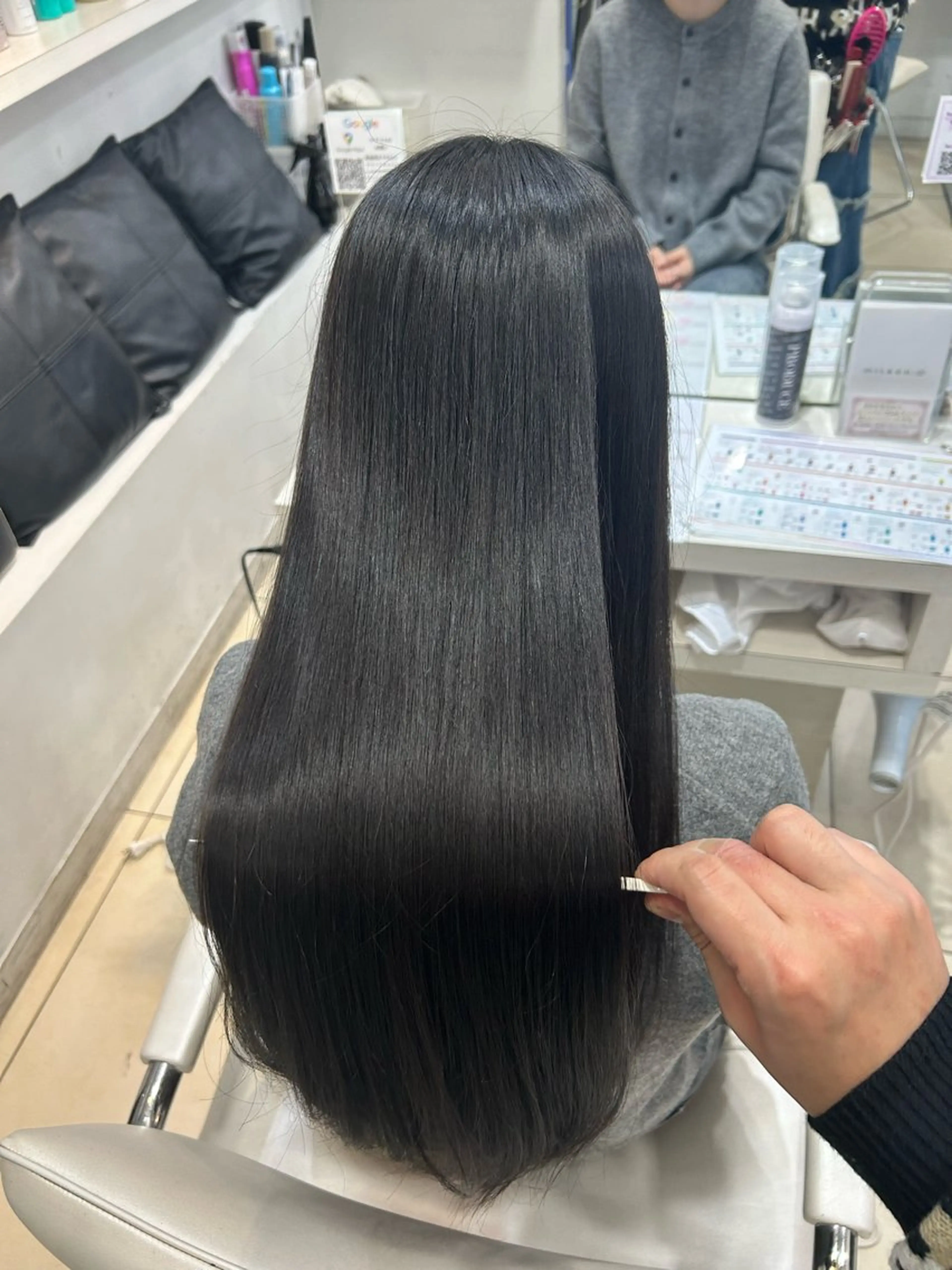 ロング ヘアカラー トリートメント 【髪質改善カラー】 瀧田嵐士🇰🇷のヘアスタイル