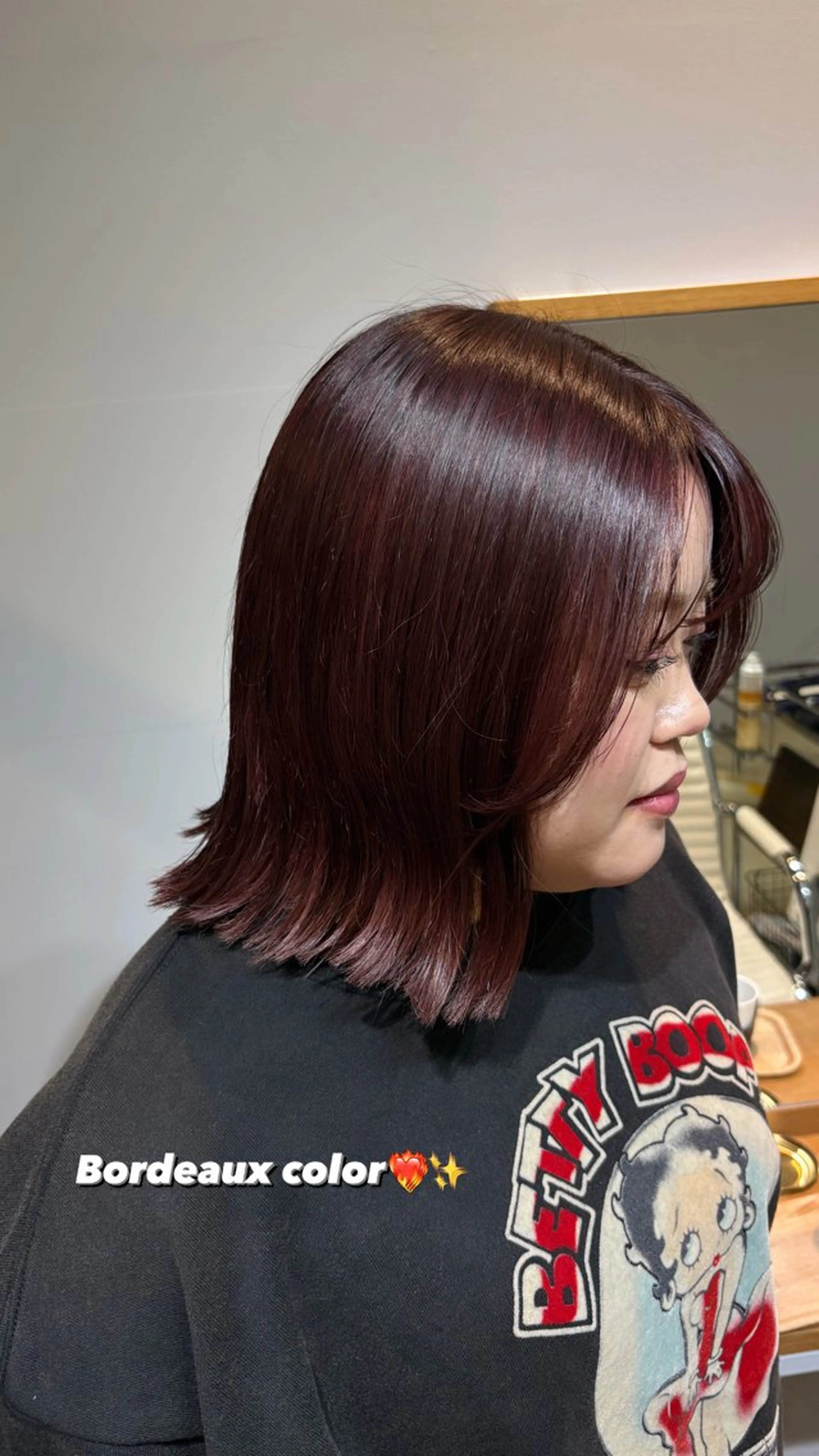 セミロング カラー nagano saraのヘアスタイル