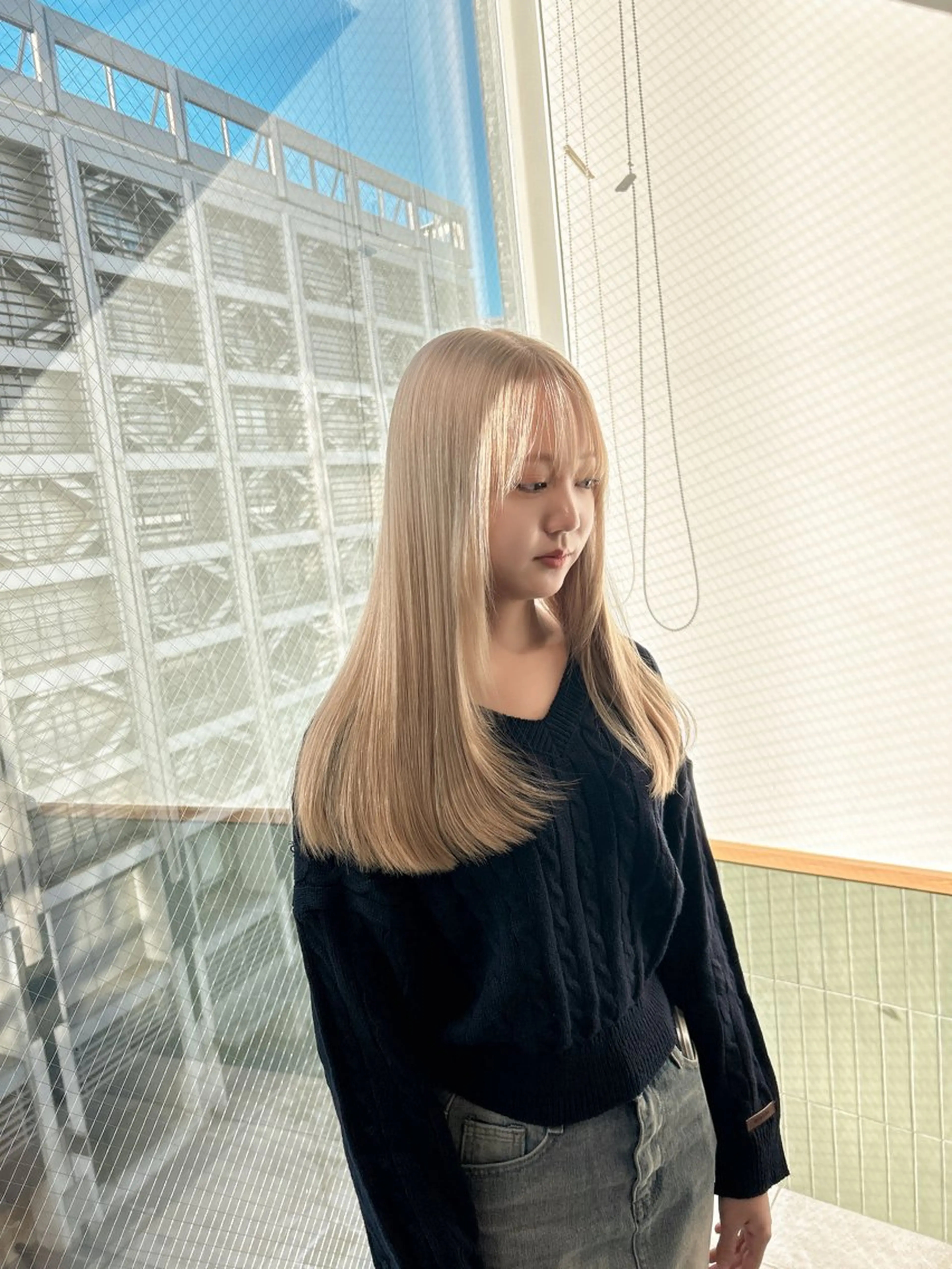 ロング カラー ヘアアレンジ 【代表】 たき〜のヘアスタイル