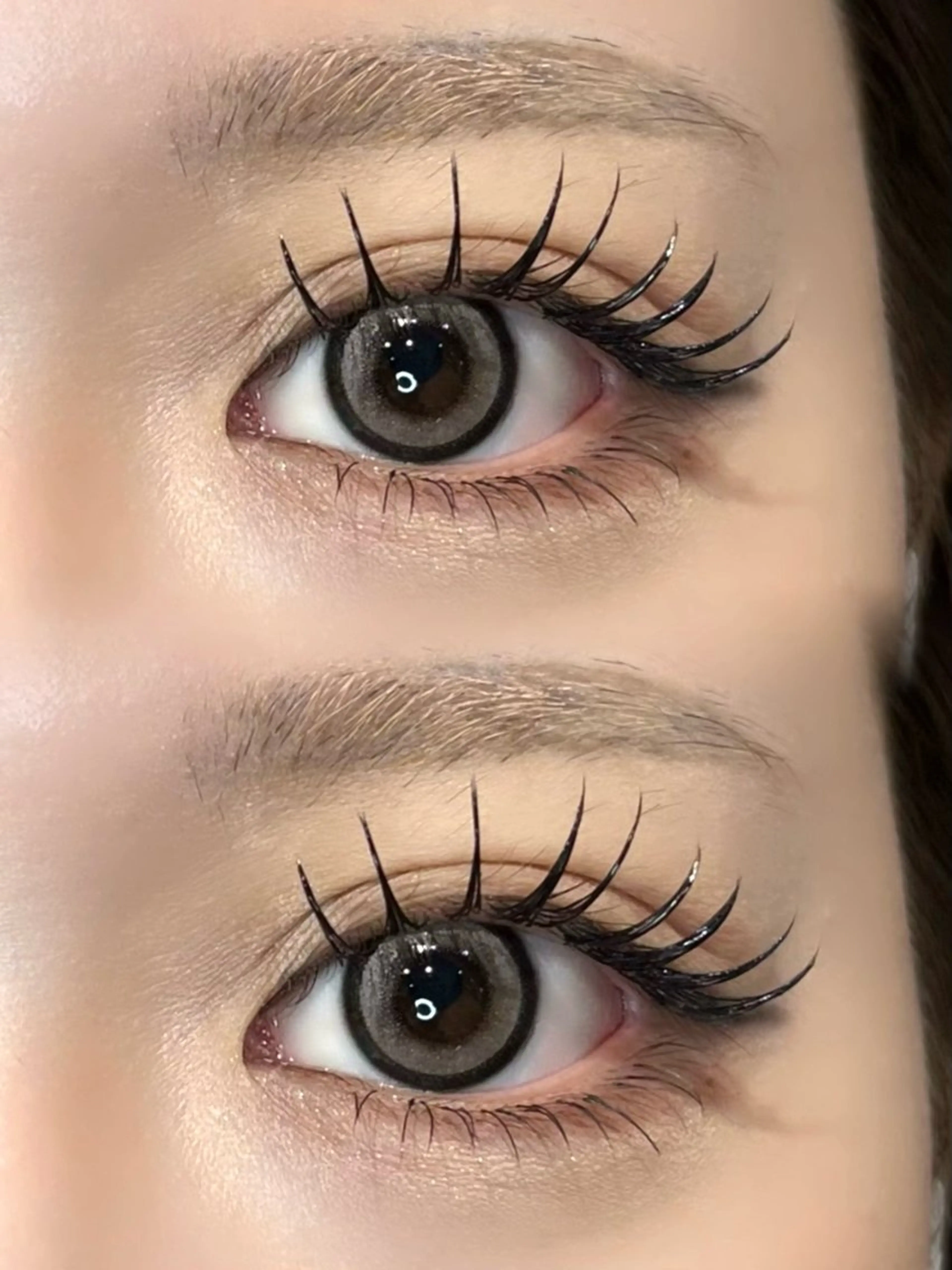 マツエクモデル🤍フラットラッシュ120本（アップワード追加は¥1100✨️）の写真