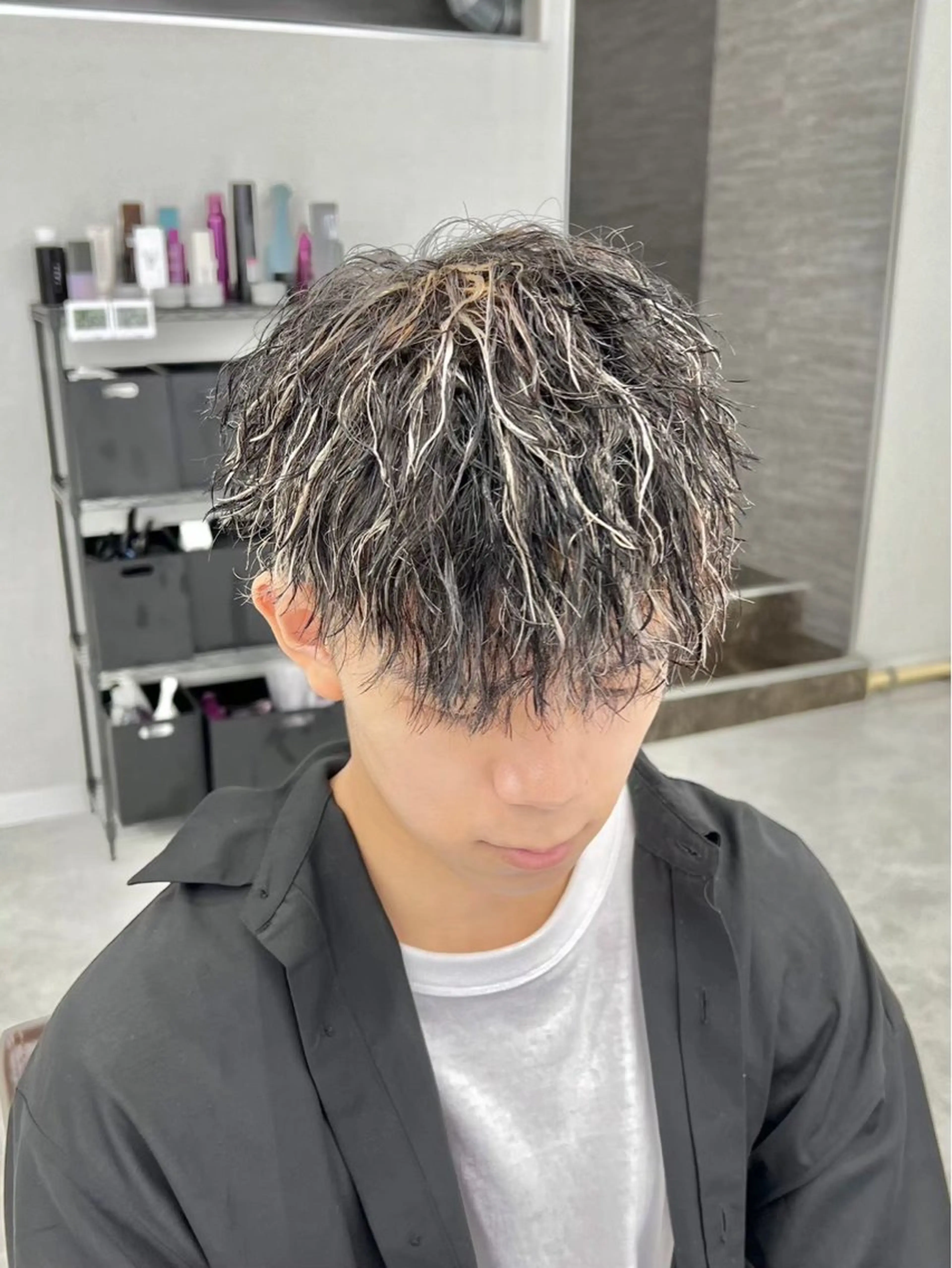 ショート カット ヘアカラー パーマ パーマ特化 龍雅💈のヘアスタイル