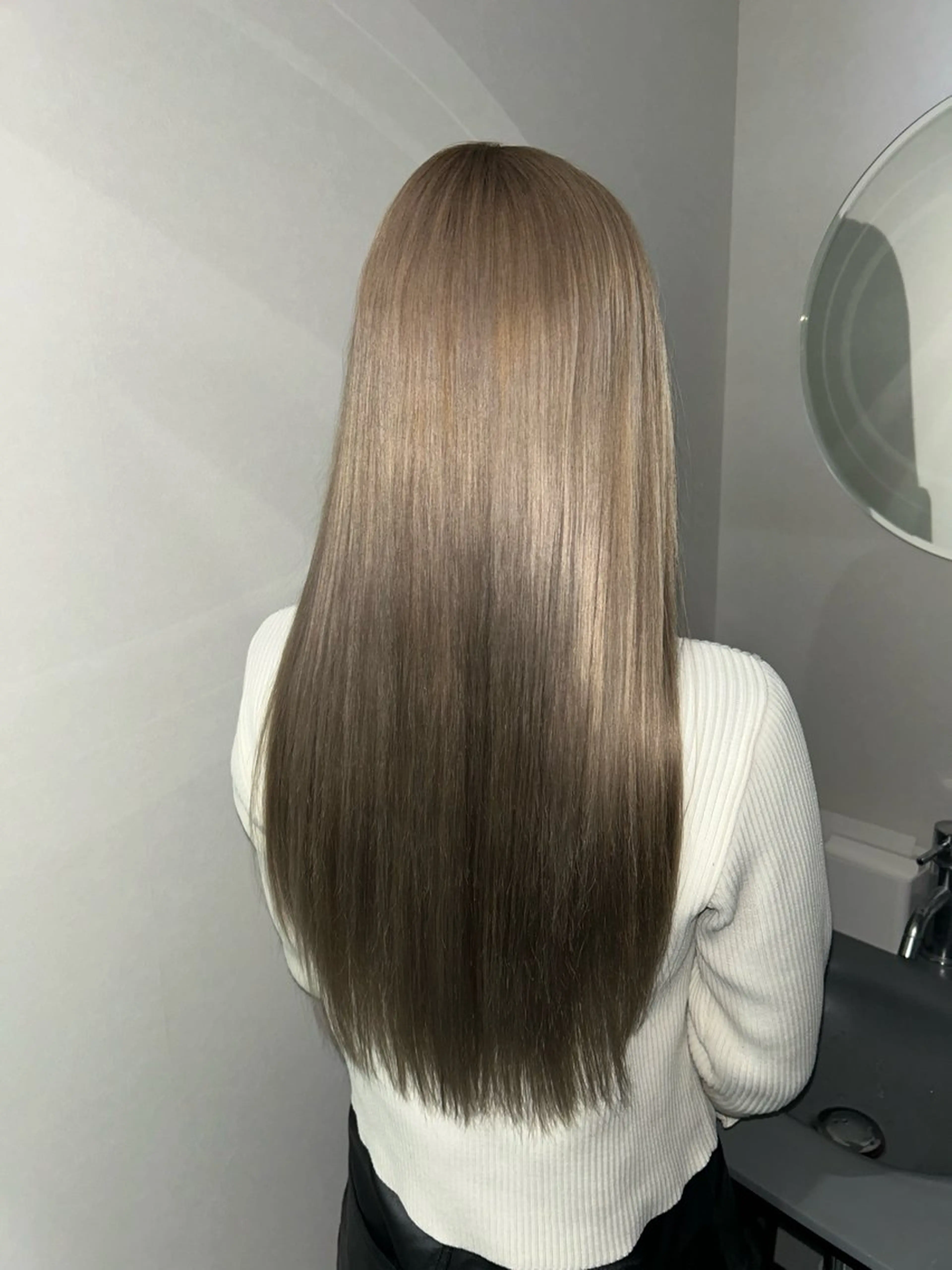 ロング カラー ヘアカラー トリートメント ジャスミン 🧿のヘアスタイル