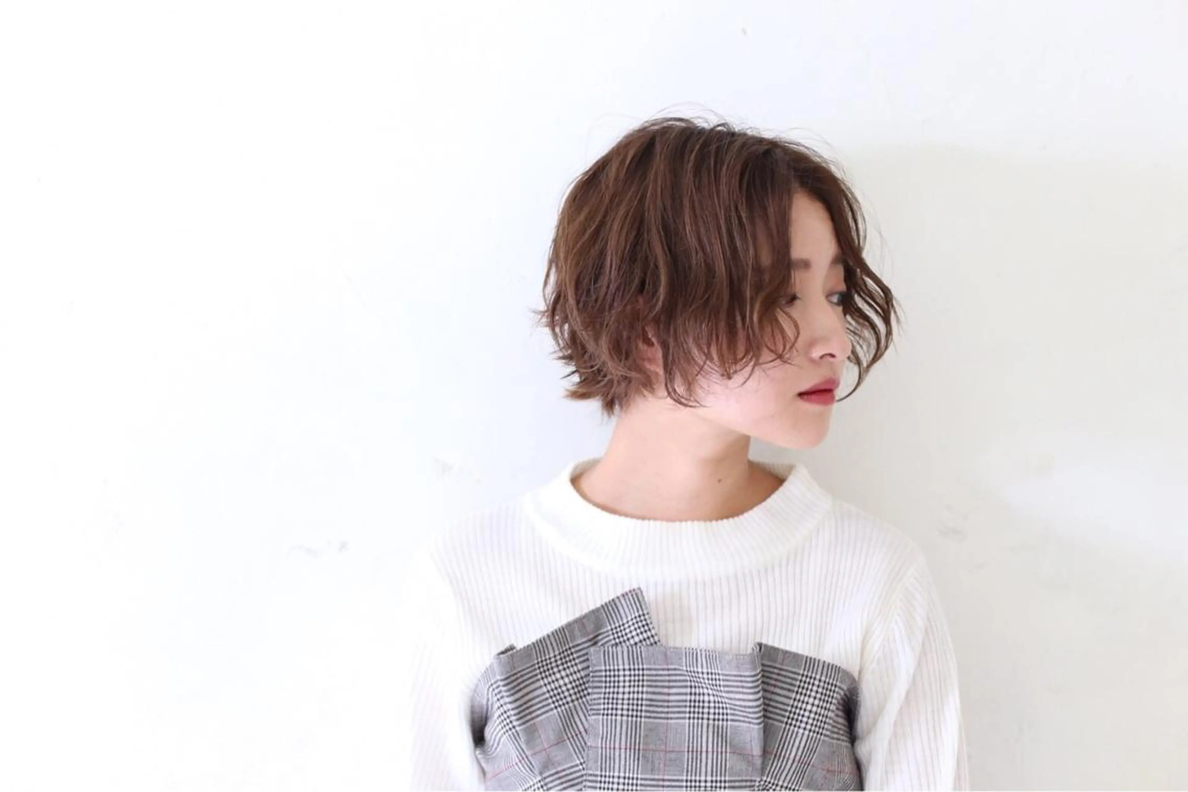 ショート カラー パーマ ショートボブ ボブ ショートヘア eyelist萩元 /店長🍒のマツエク・マツパデザイン