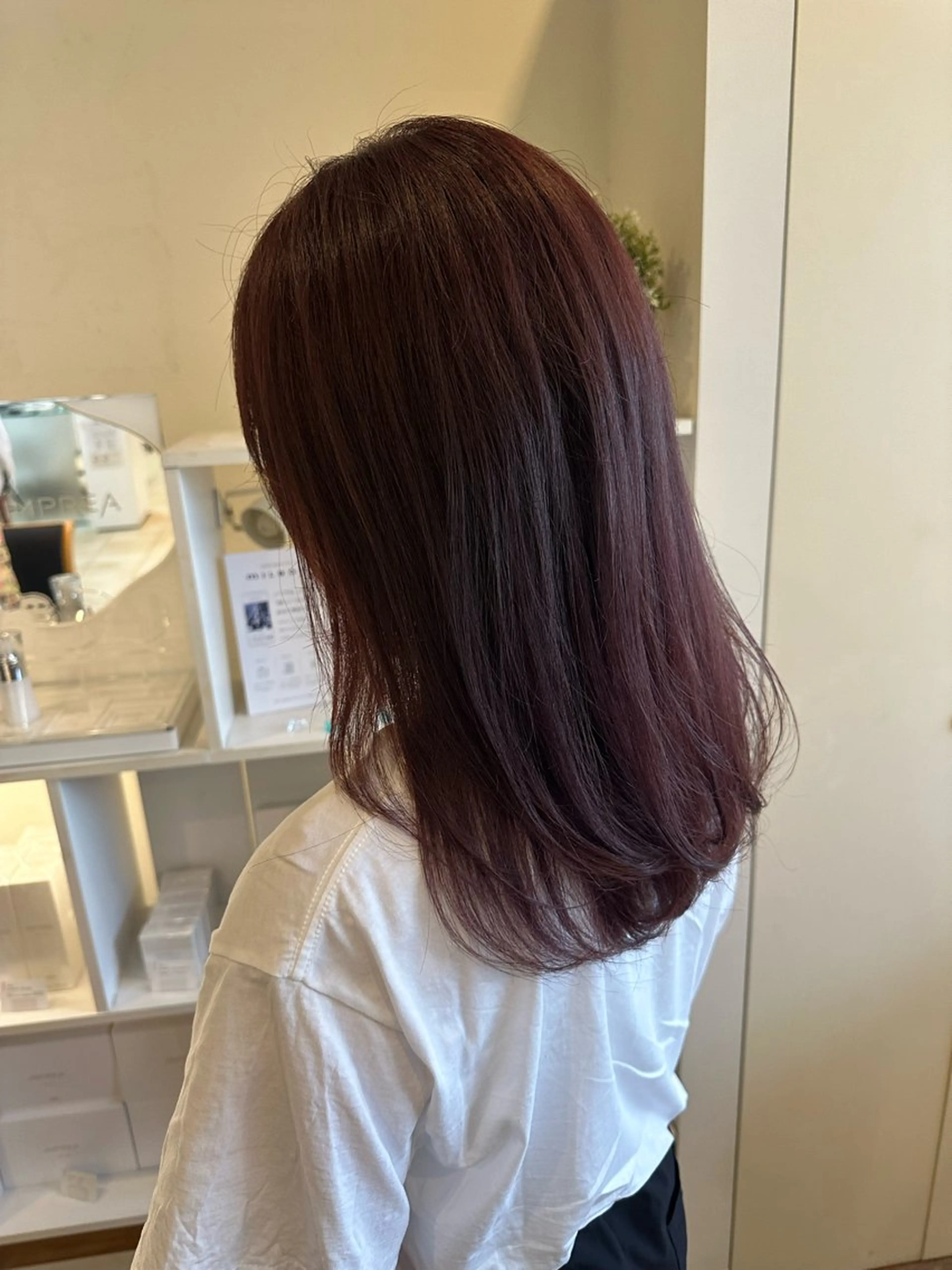 セミロング カラー ヘアアレンジ ueki ayaneのヘアスタイル