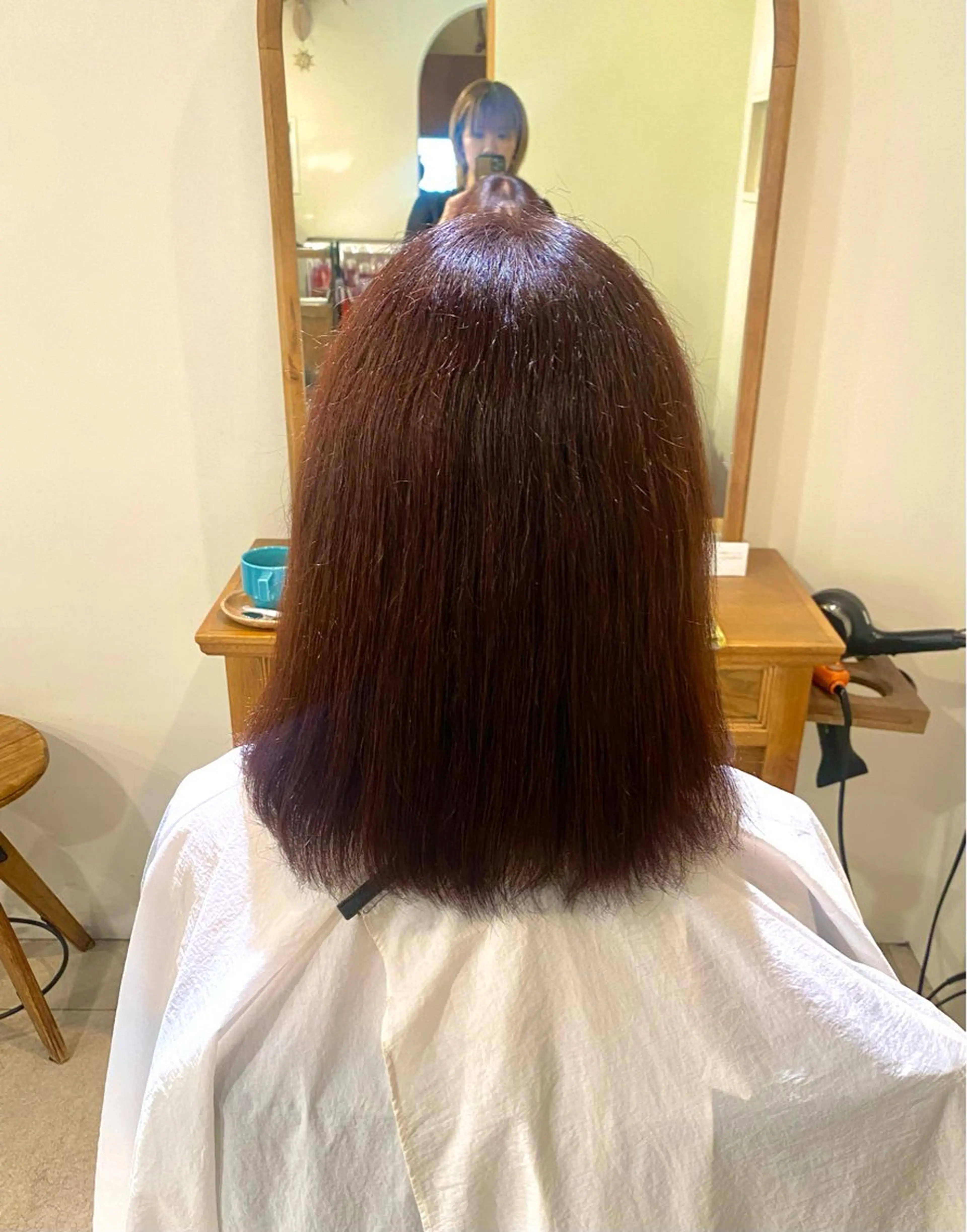 ミディアム ヘアカラー LiC えりのヘアスタイル