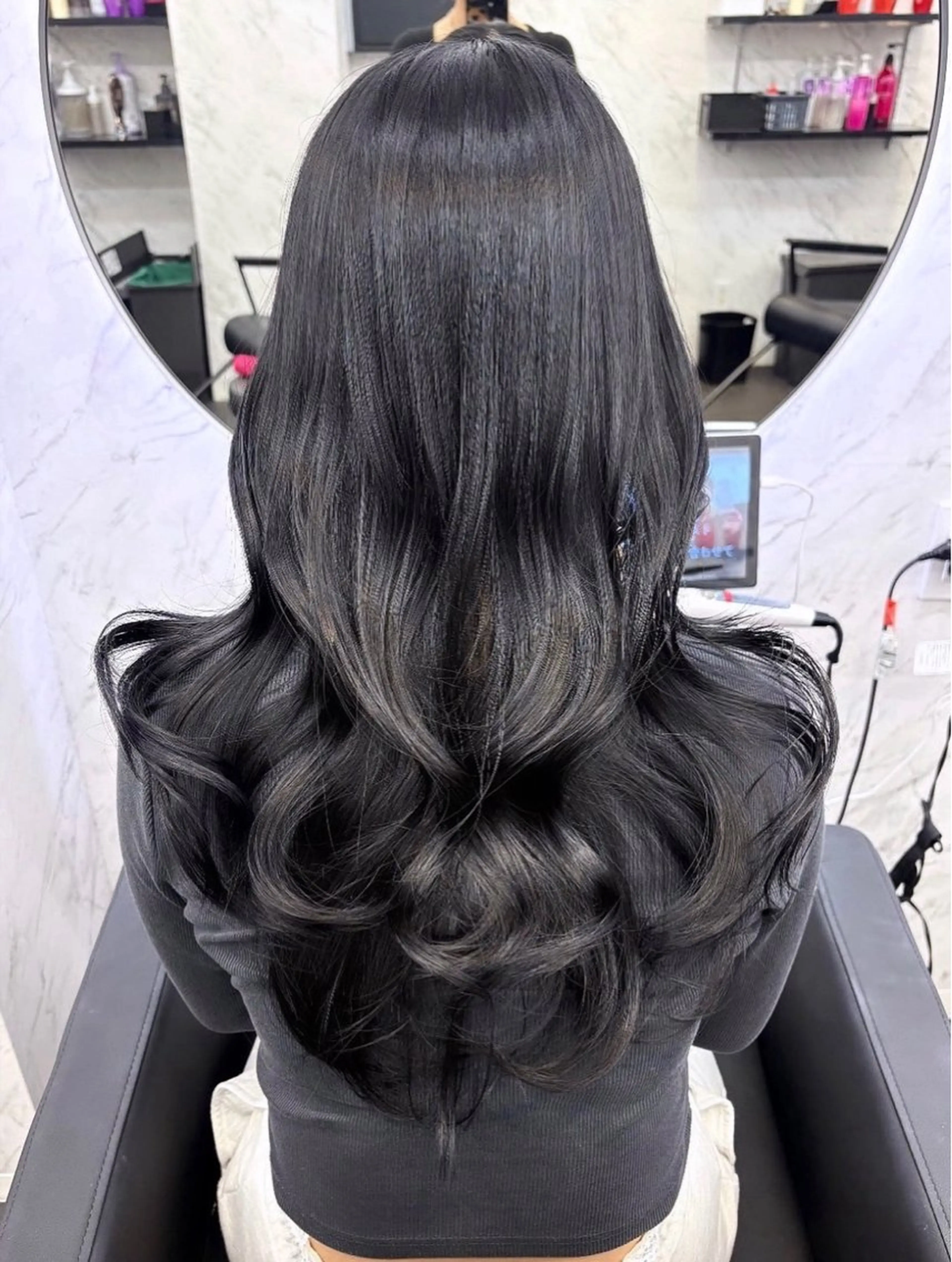 ロング カラー ラベンダーカラー ヘアカラー トリートメント カット¥1100 ✂️MIUのヘアスタイル