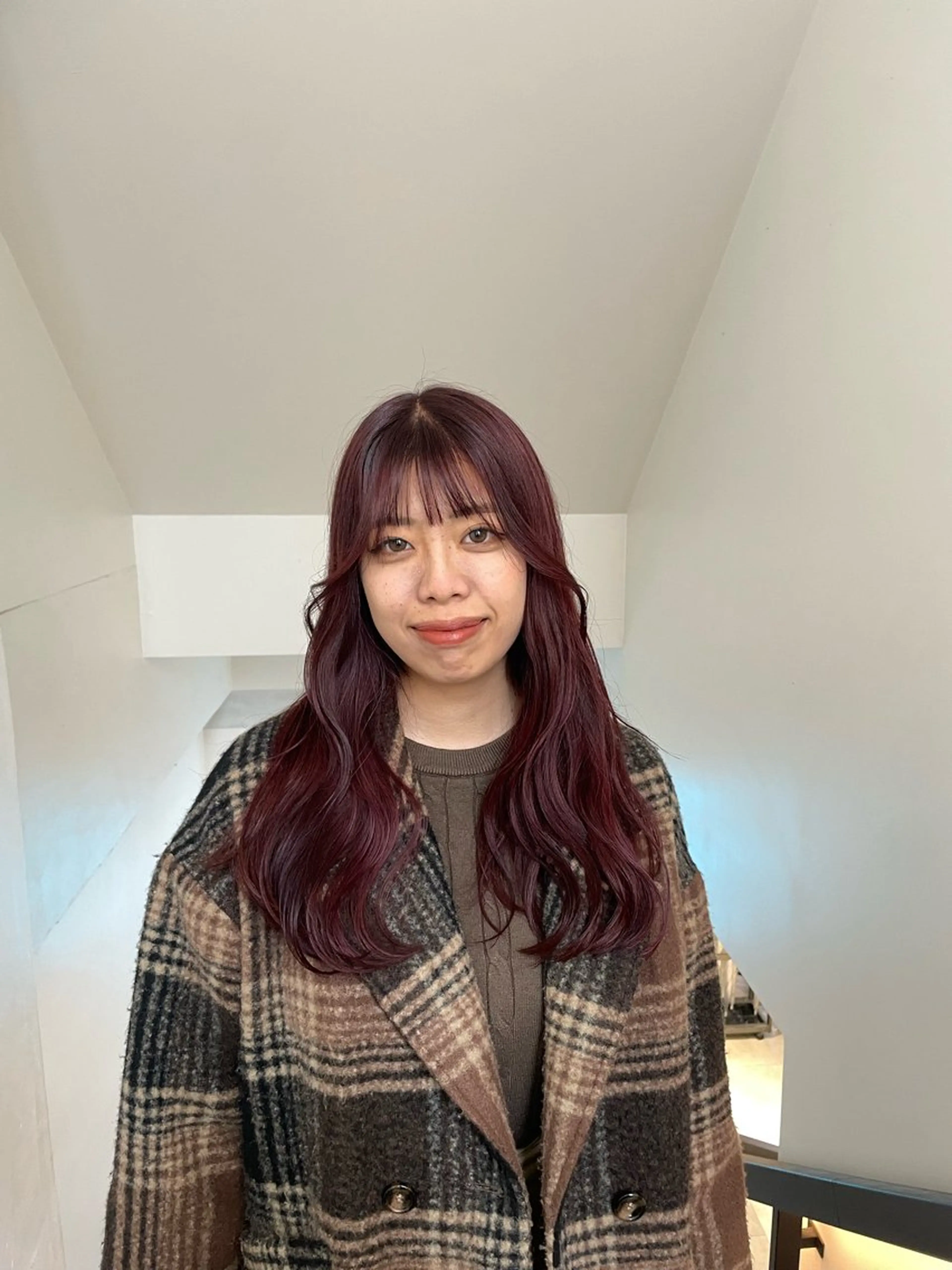 ロング カラー ヘアカラー 🌟暖色系ハイトーン 🌟AIのヘアスタイル