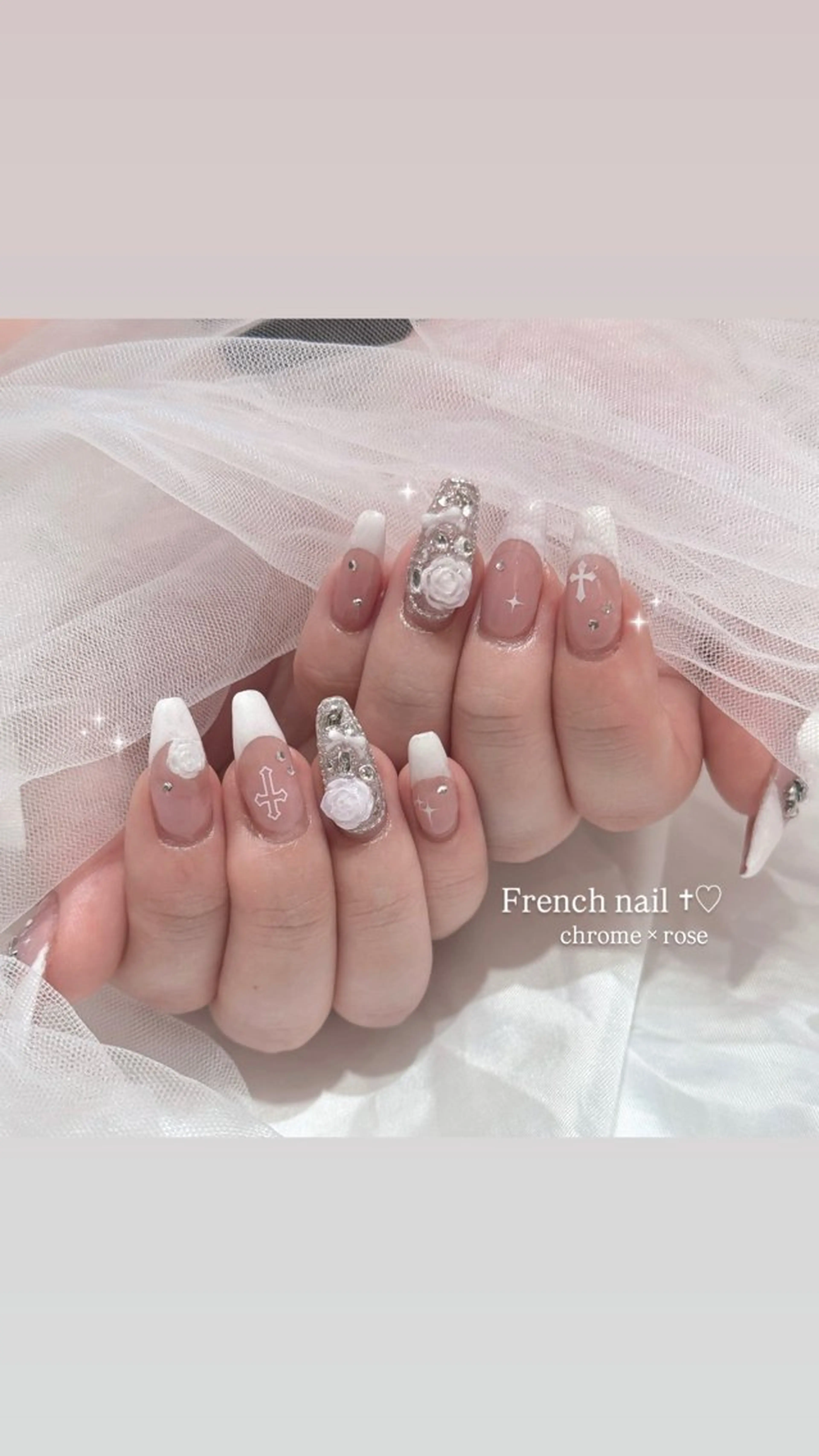 ネイル フレンチネイル ジェルネイル 持ち込み パラジェル ワンホンネイル ハンドネイル aoi ♡のネイルデザイン