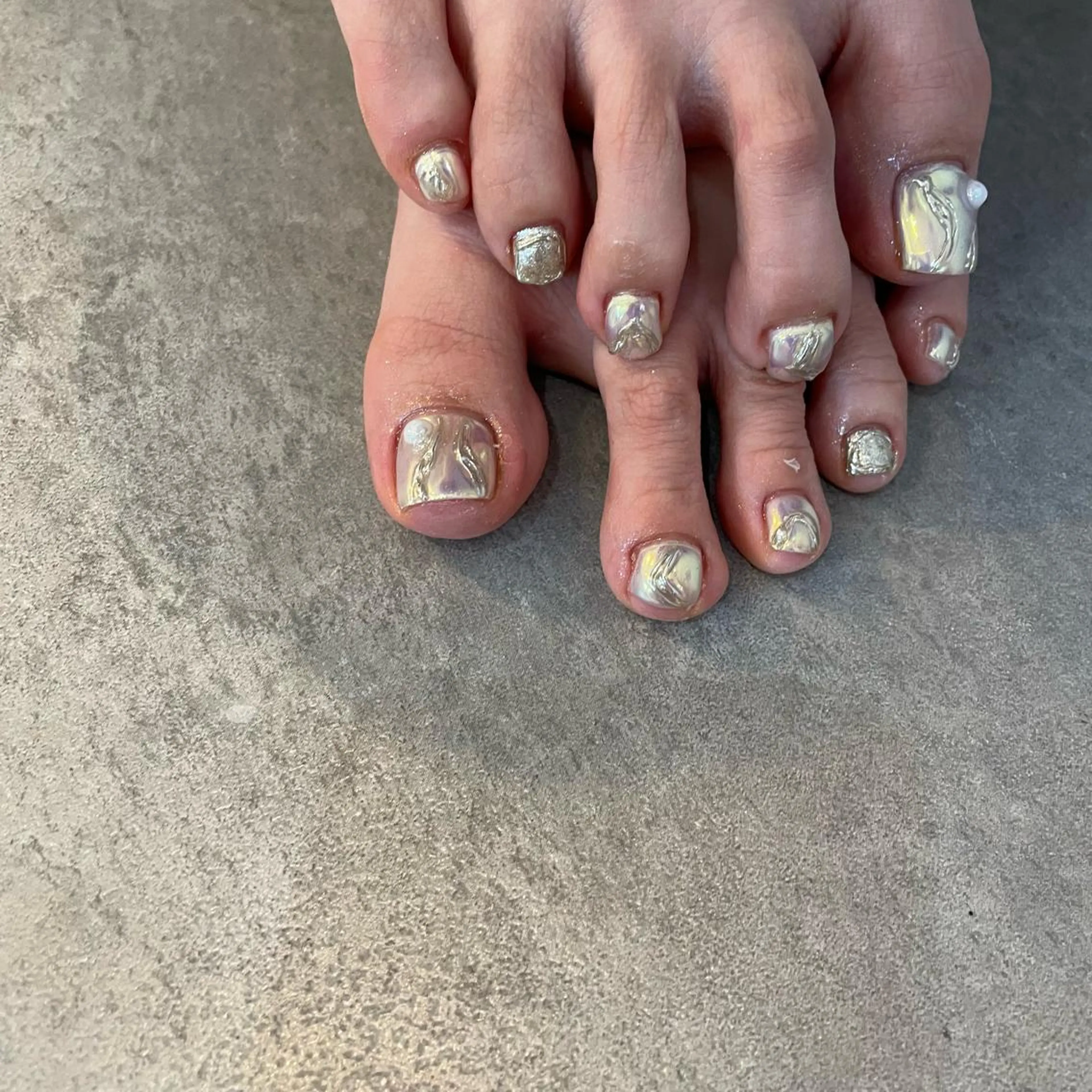 ネイル オーロラネイル Nail Salon Gummi.のネイルデザイン