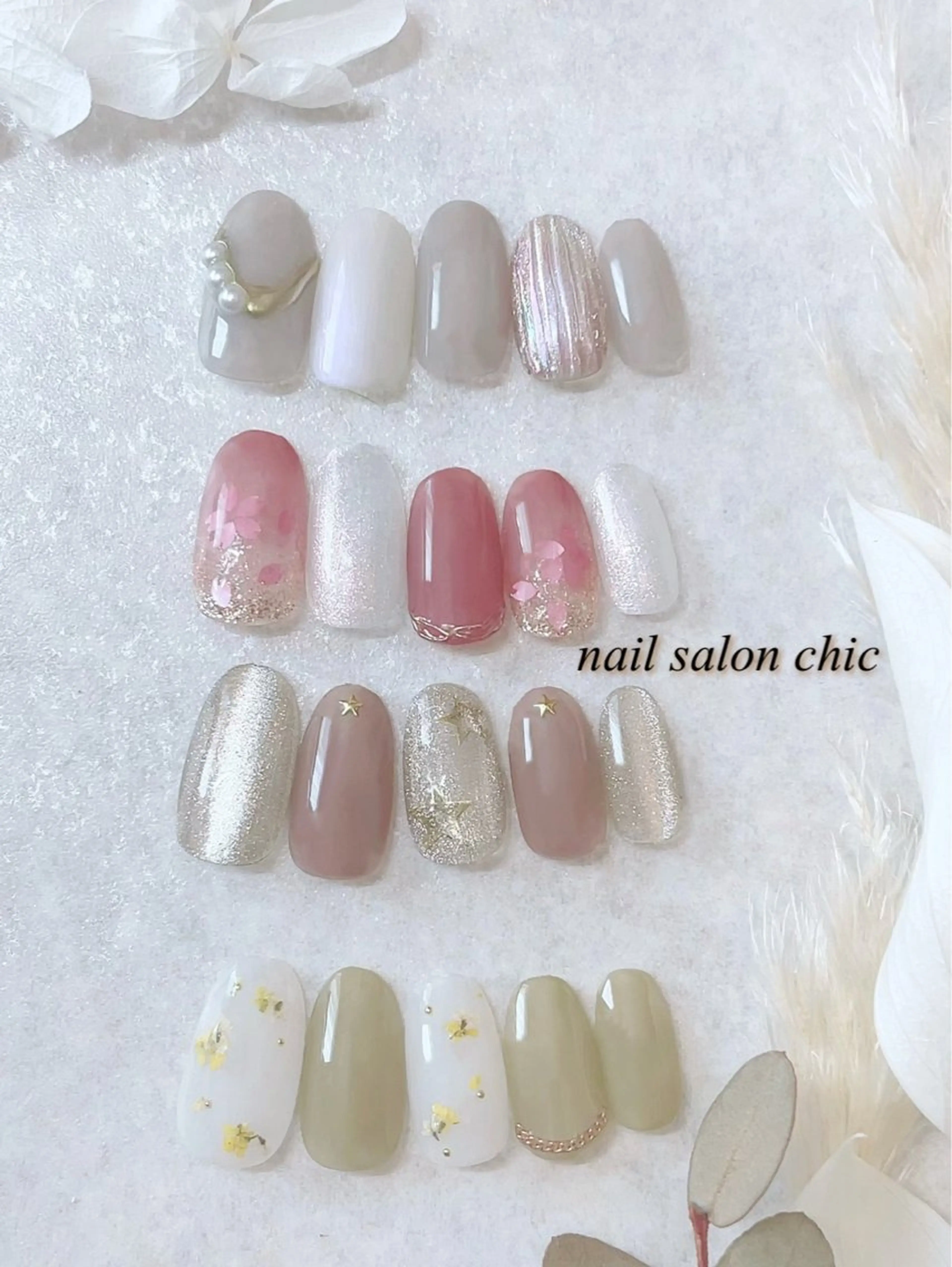 ネイル ハンドネイル nail salon chicのネイルデザイン