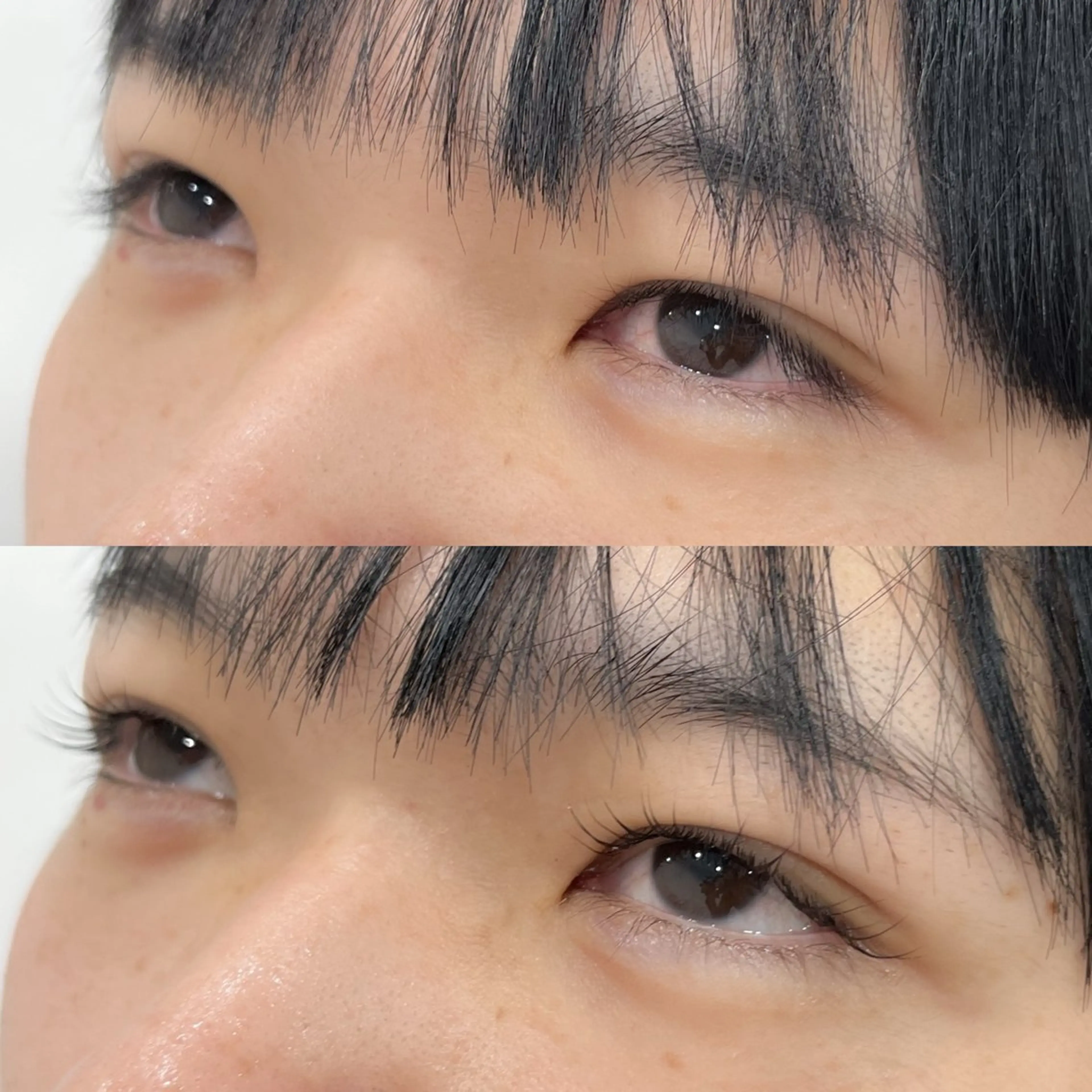 メンズ マツエク・マツパ メンズパーマ 一重×まつ毛パーマ ゆるふわ眉🧸 Airiの眉毛・アイブロウイメージ