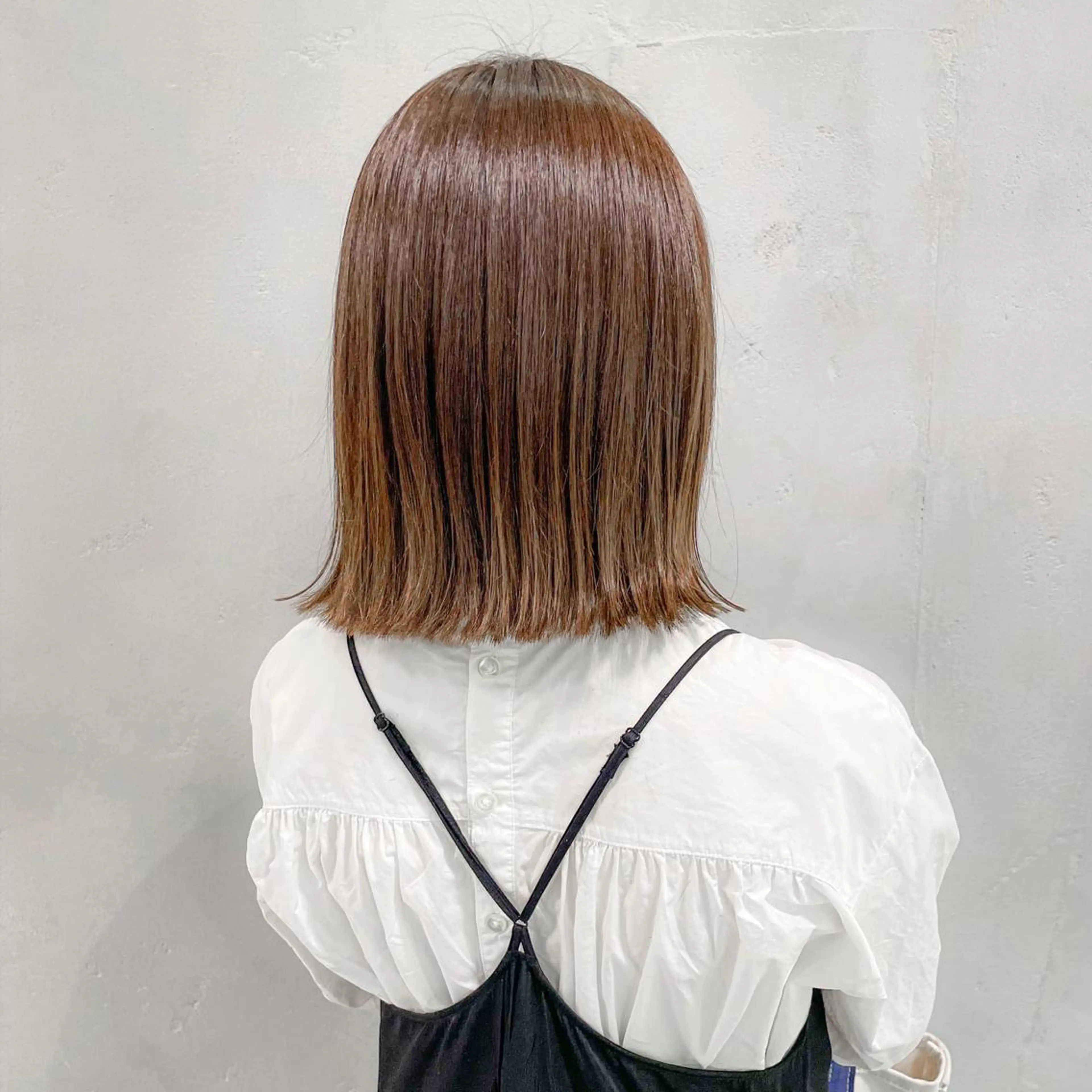 ミディアム カラー カット ヘアカラー トリートメント 阿田 悠士朗のヘアスタイル