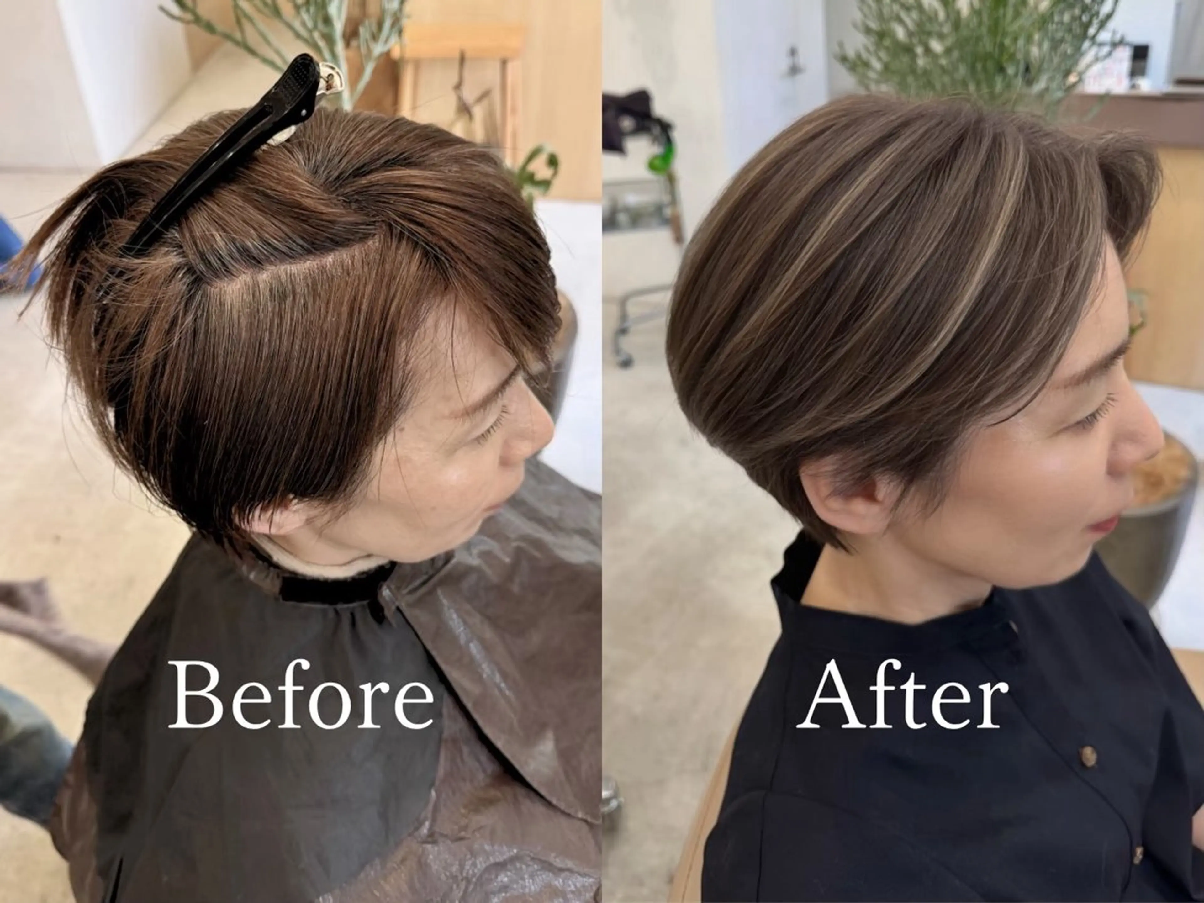 カラー ハイライトカラー e’s鎌倉所属・藤本 豪海のヘアスタイル