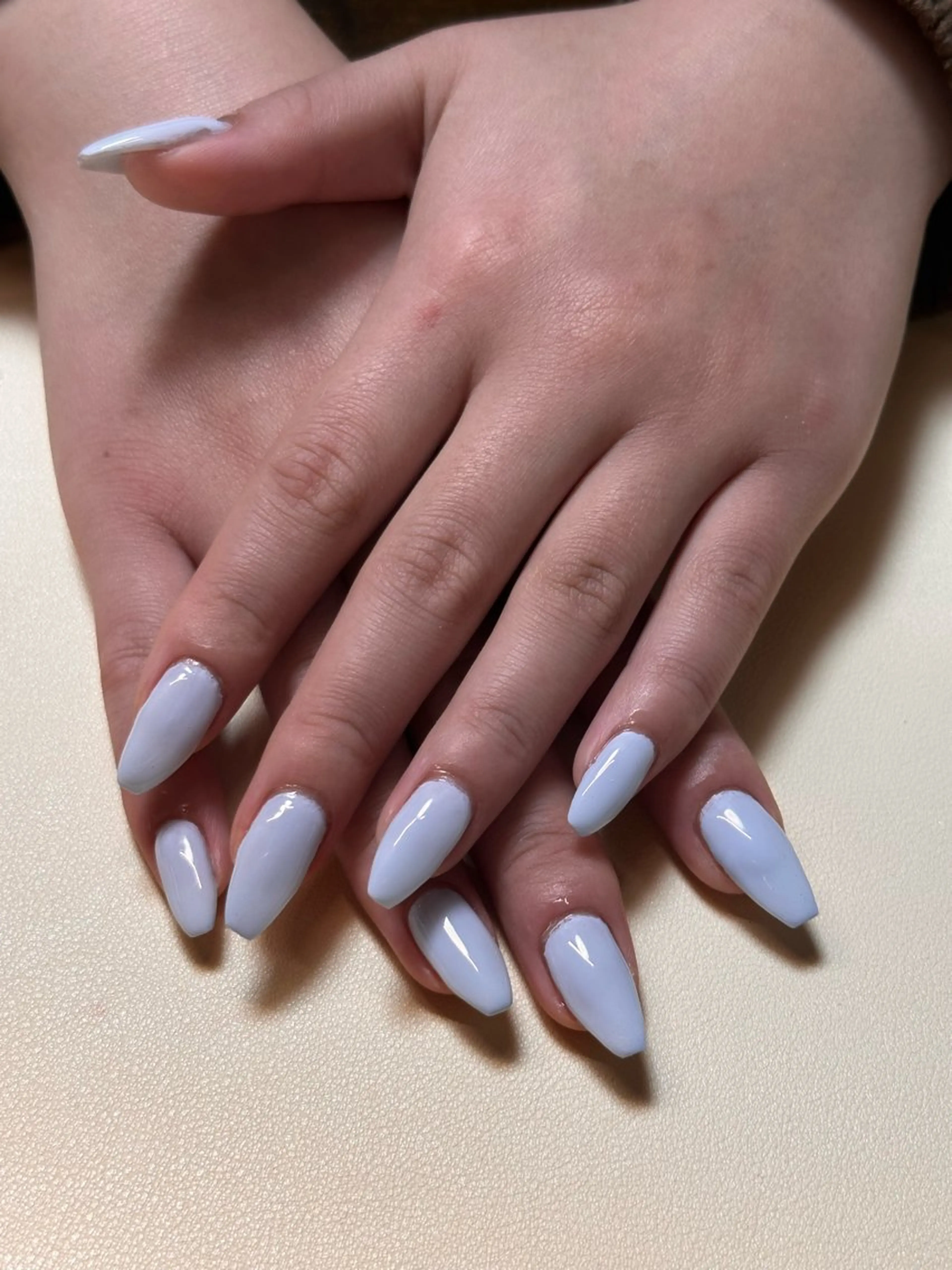 ネイル ブルー ハンドネイル つめピリカ所属・つめピリカ きさらのネイルデザイン