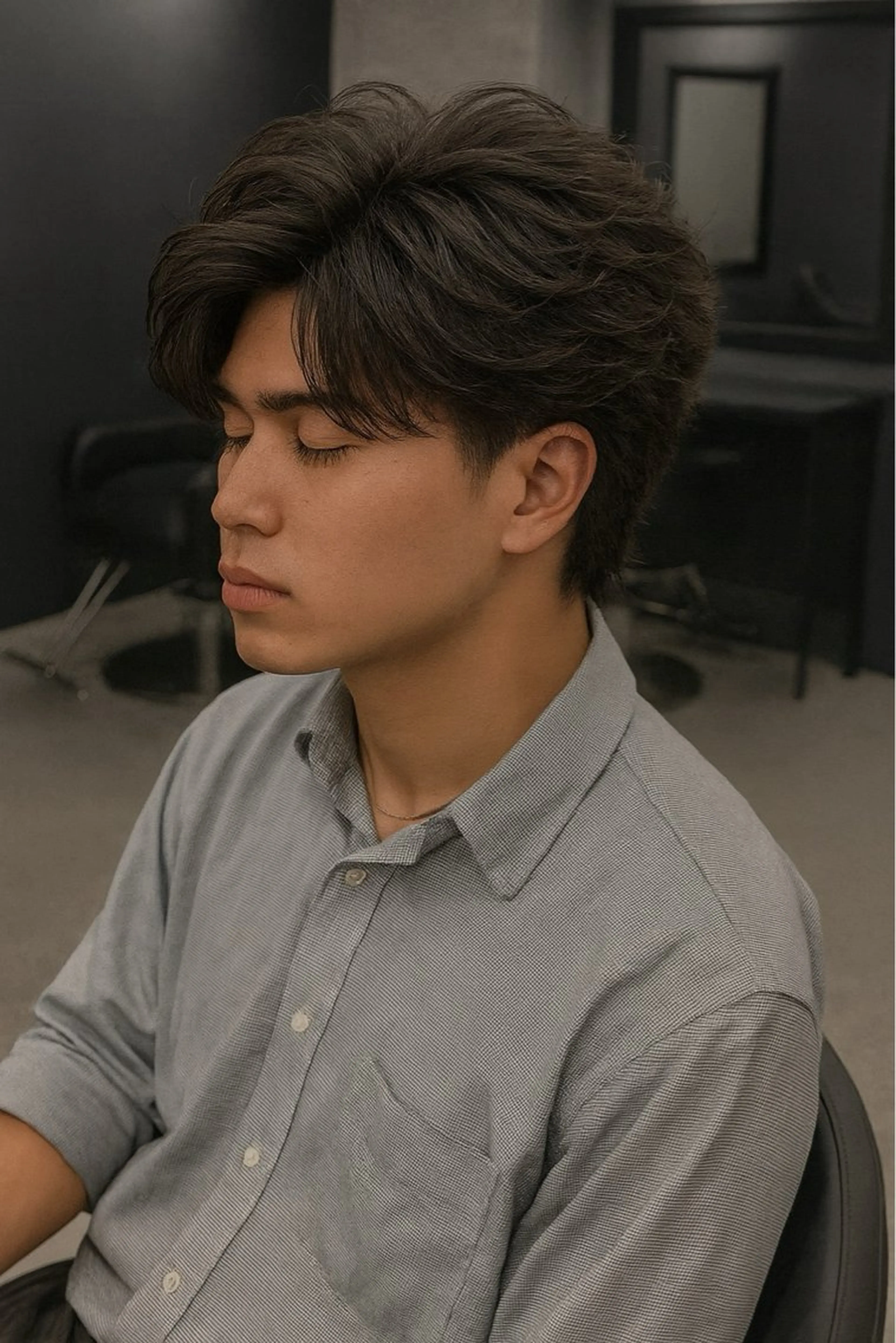 ミディアム パーマ ヘアアレンジ メンズ ミディアムパーマ メンズパーマ メンズツイストパーマ 波巻きパーマ ツイストパーマ 💥メンズ特化美容師 "小林 海斗"💥のヘアスタイル