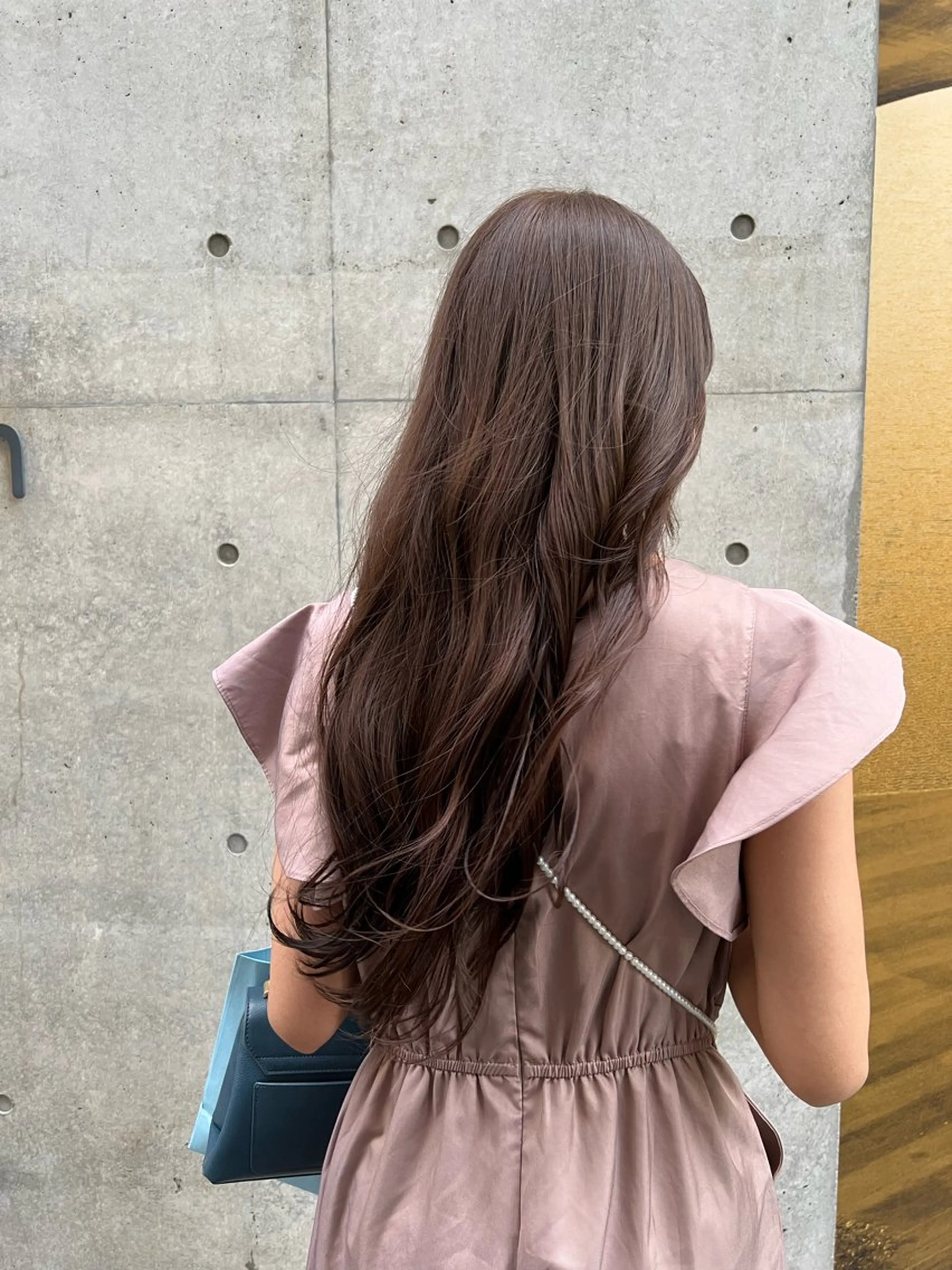 ロング カラー ベージュカラー ブリーチ 透明感カラー ダブルカラー ブリーチなしカラー ヘアカラー 大阪メンズパーマ /スパイキー/らいのヘアスタイル