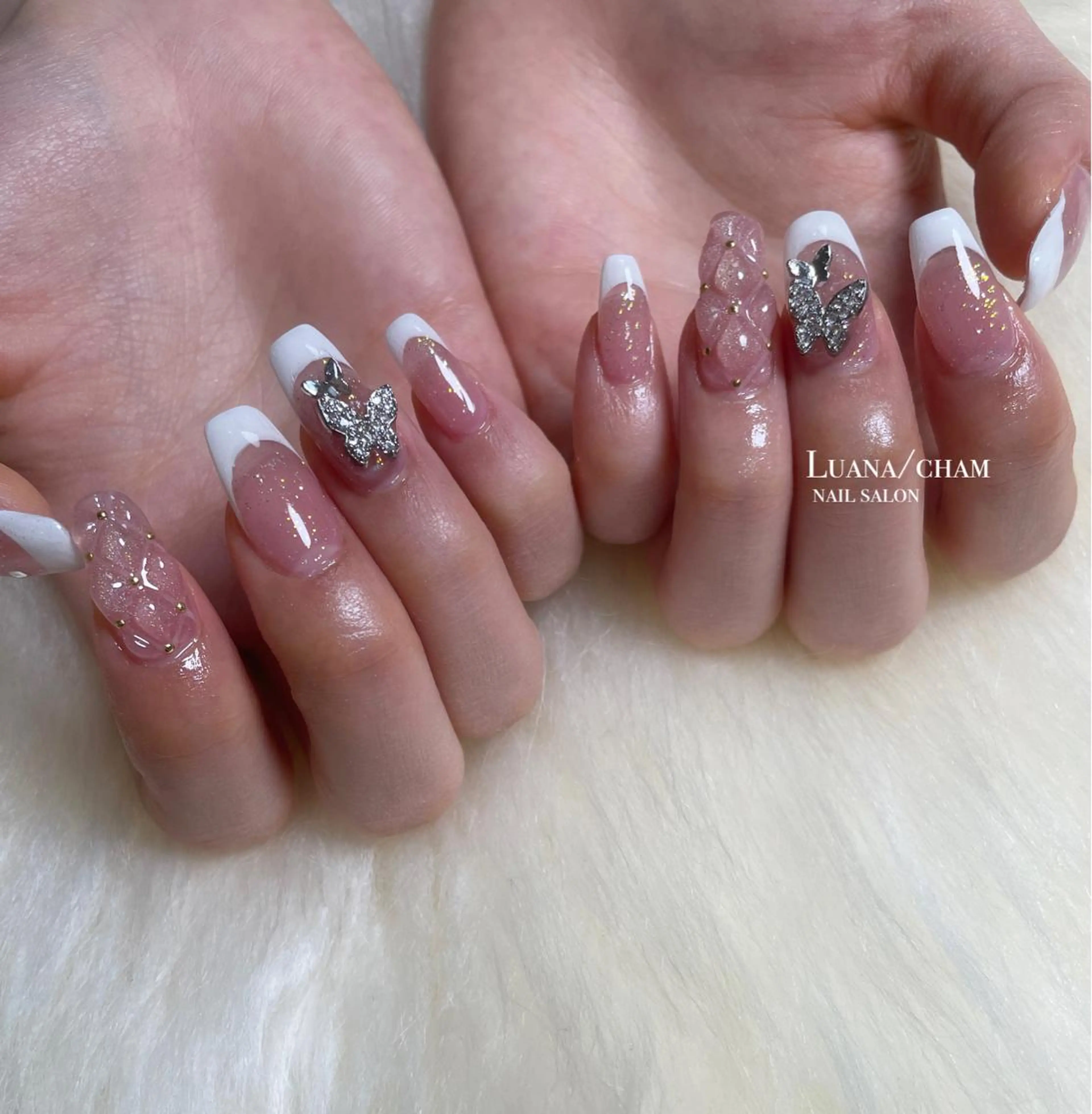 ロング ネイル アートネイル ハンドネイル nail salon neigeのネイルデザイン