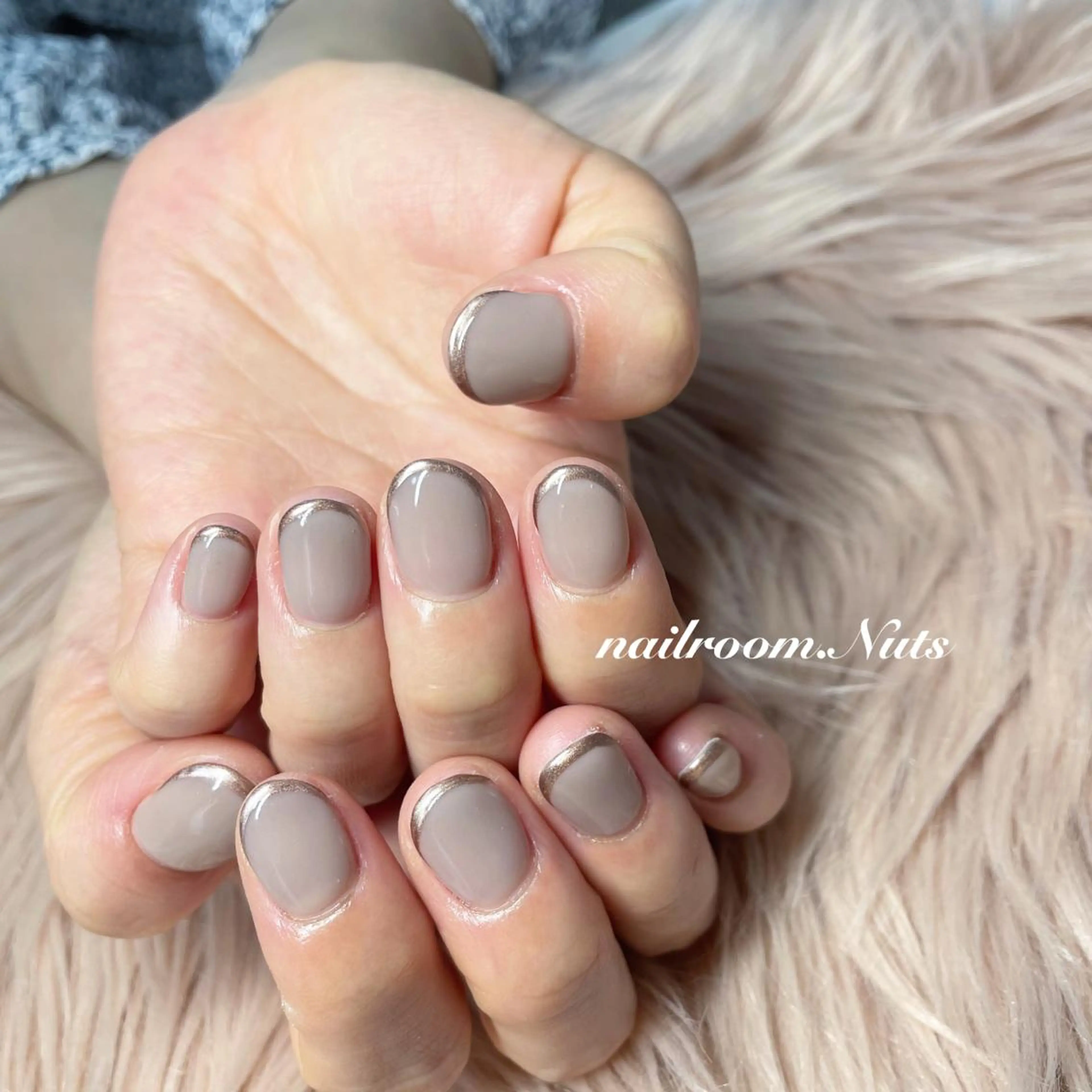 ネイル ラメ(グリッター) ハンドネイル nailsalon Nutsのネイルデザイン