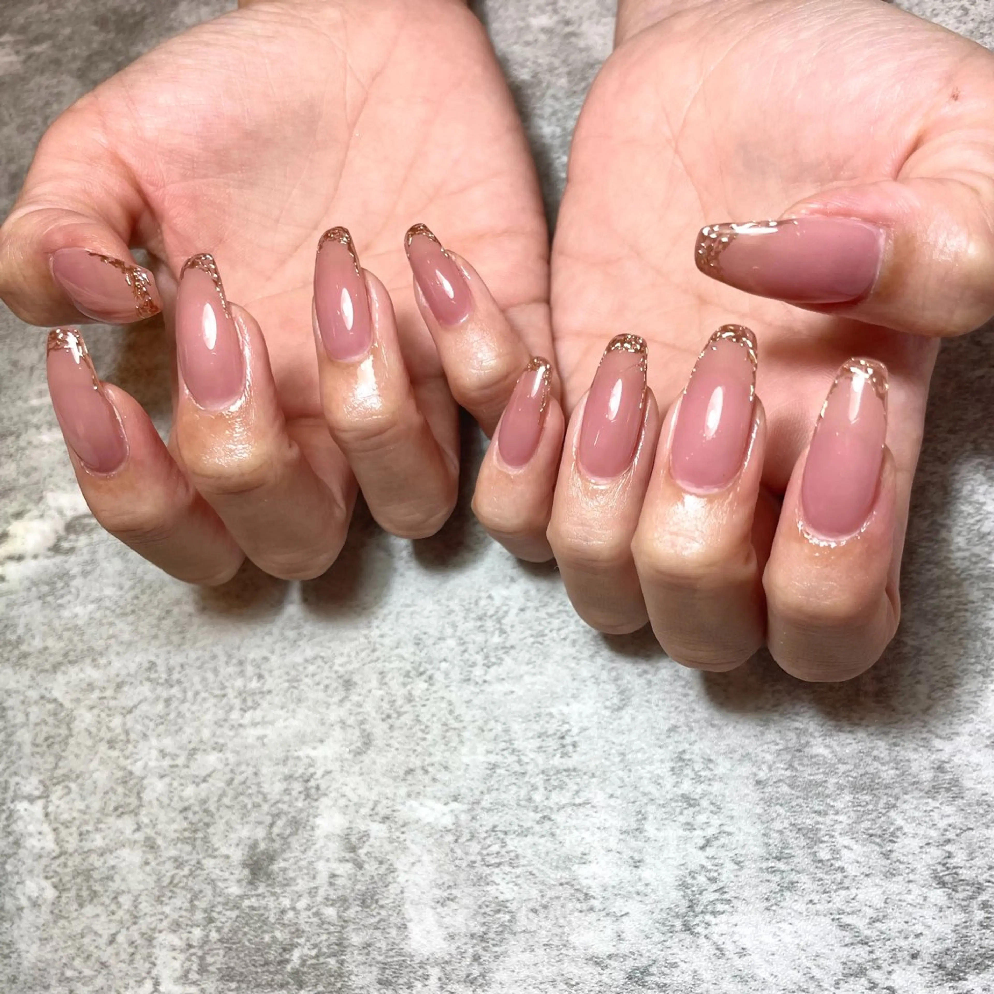 ネイル ミラーネイル ニュアンスネイル Mii nailのネイルデザイン