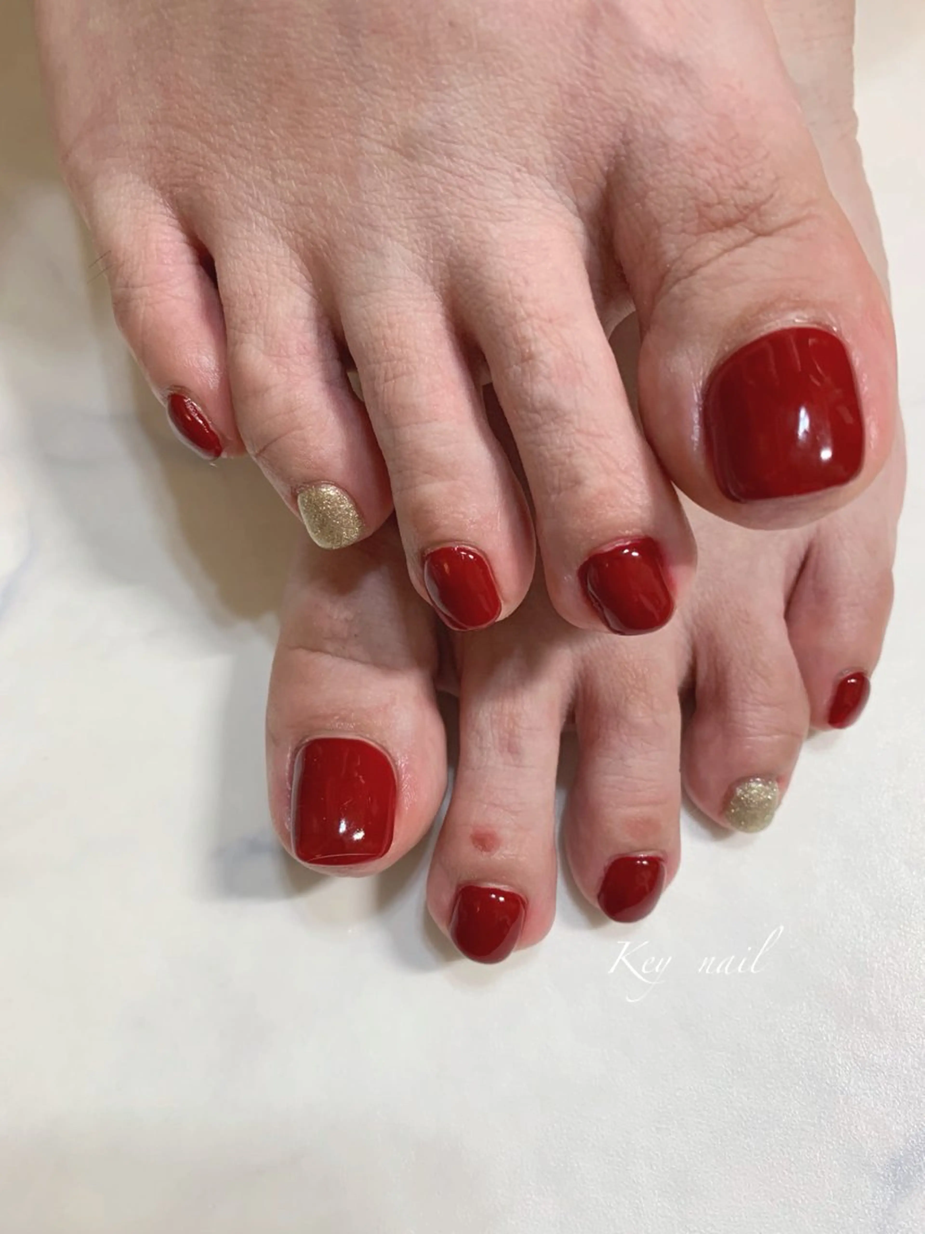 ネイル ゴールド Key nailのネイルデザイン