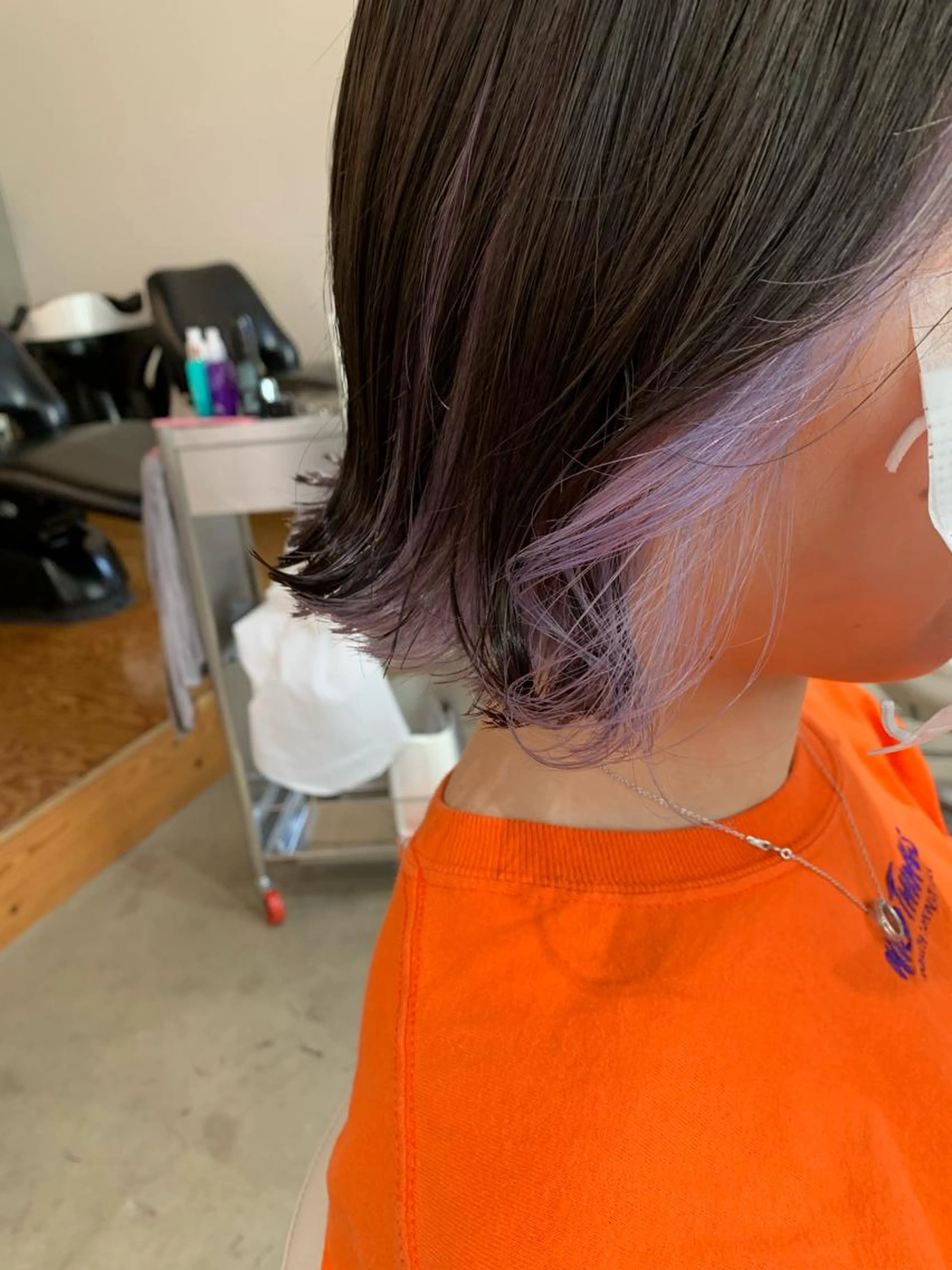 お洒落女子にオススメのインナーカラー🌷オラプレックス使用ケアブリーチの写真