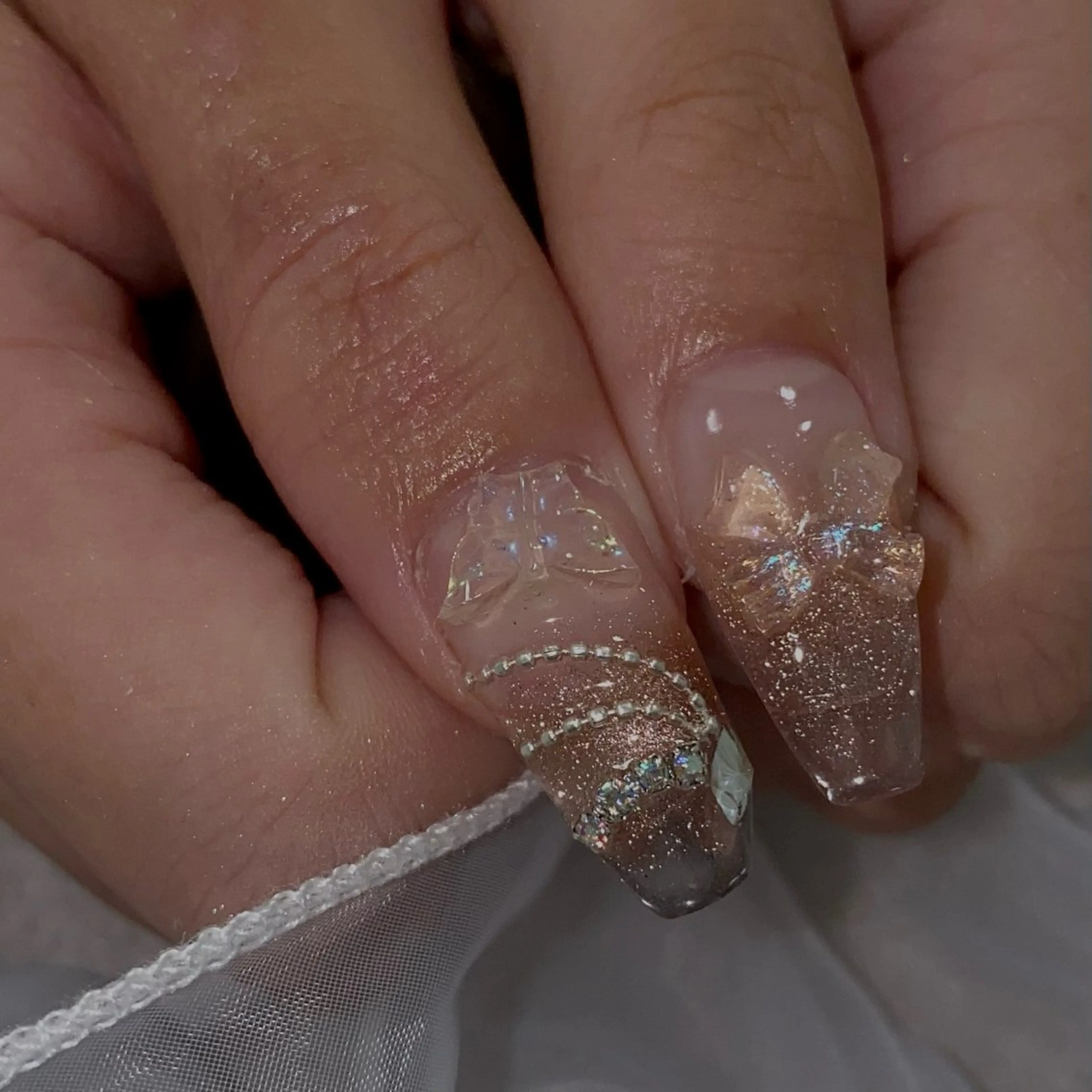 ネイル クリアネイル Roi〈ロワ〉 Reikaのネイルデザイン