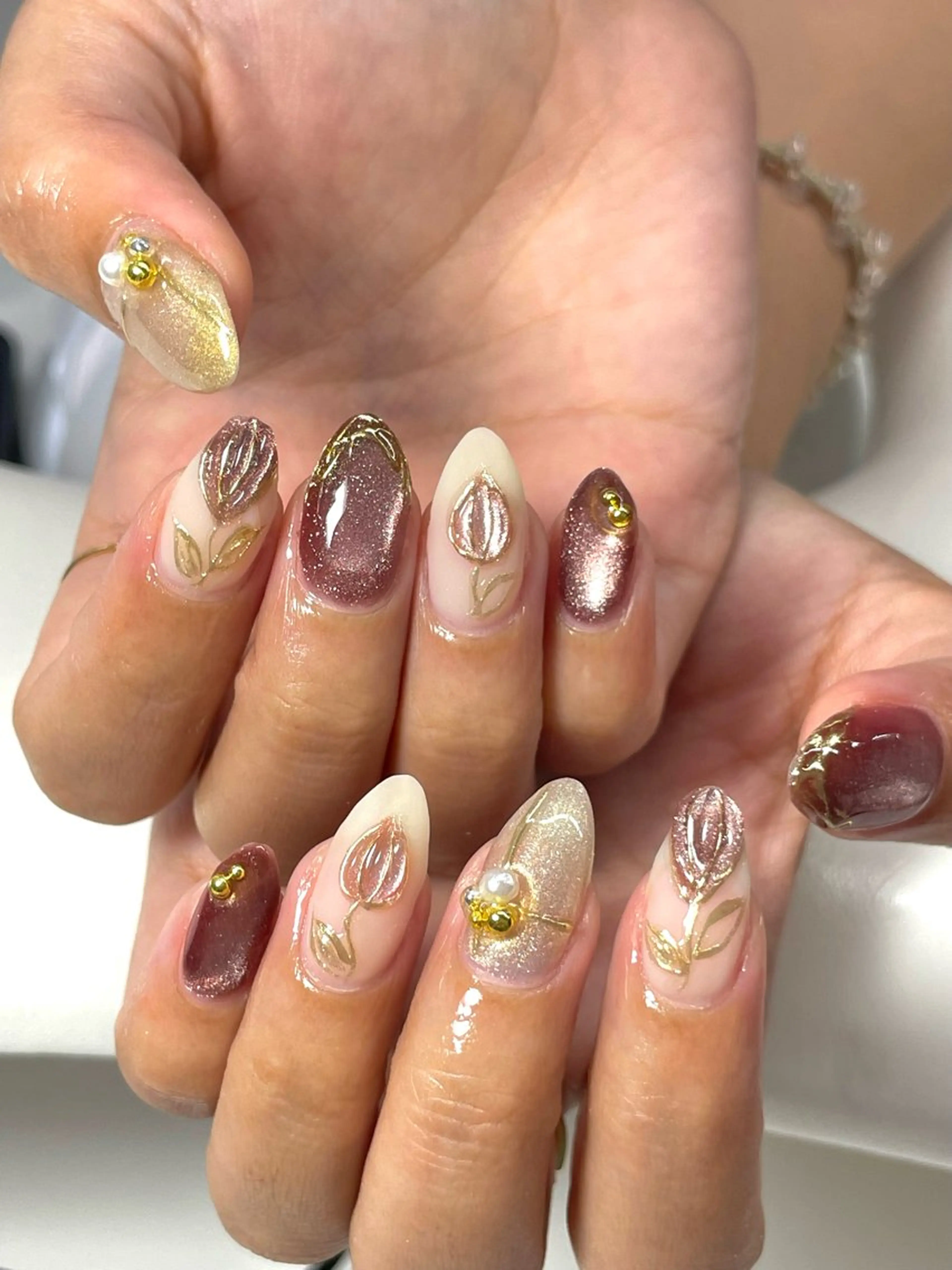 ネイル 持ち込み nail salon  yam.所属・nail salon yam.のネイルデザイン