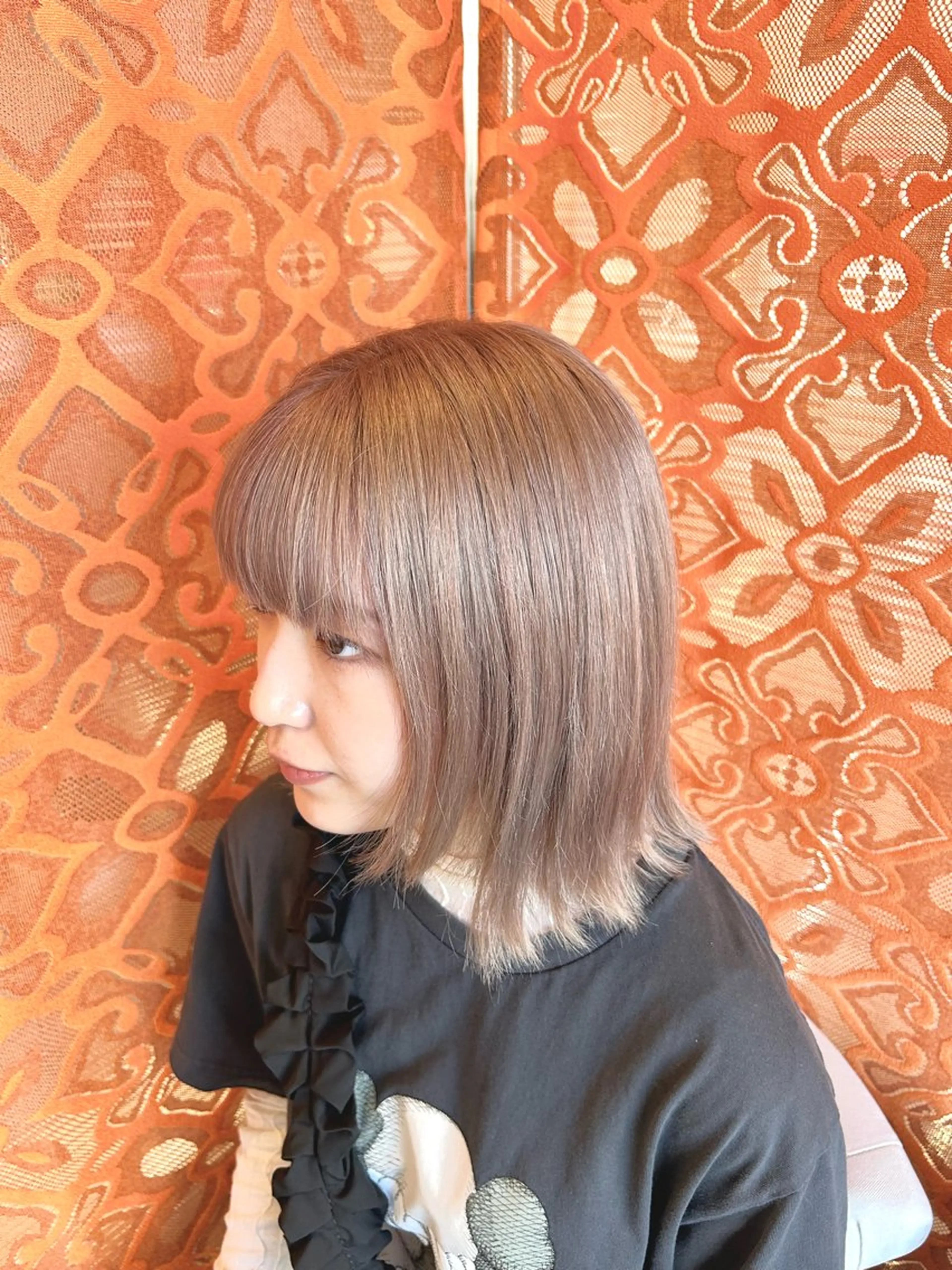 ショート カラー 🩷愛咲🩷レイヤー /透明感カラーのヘアスタイル