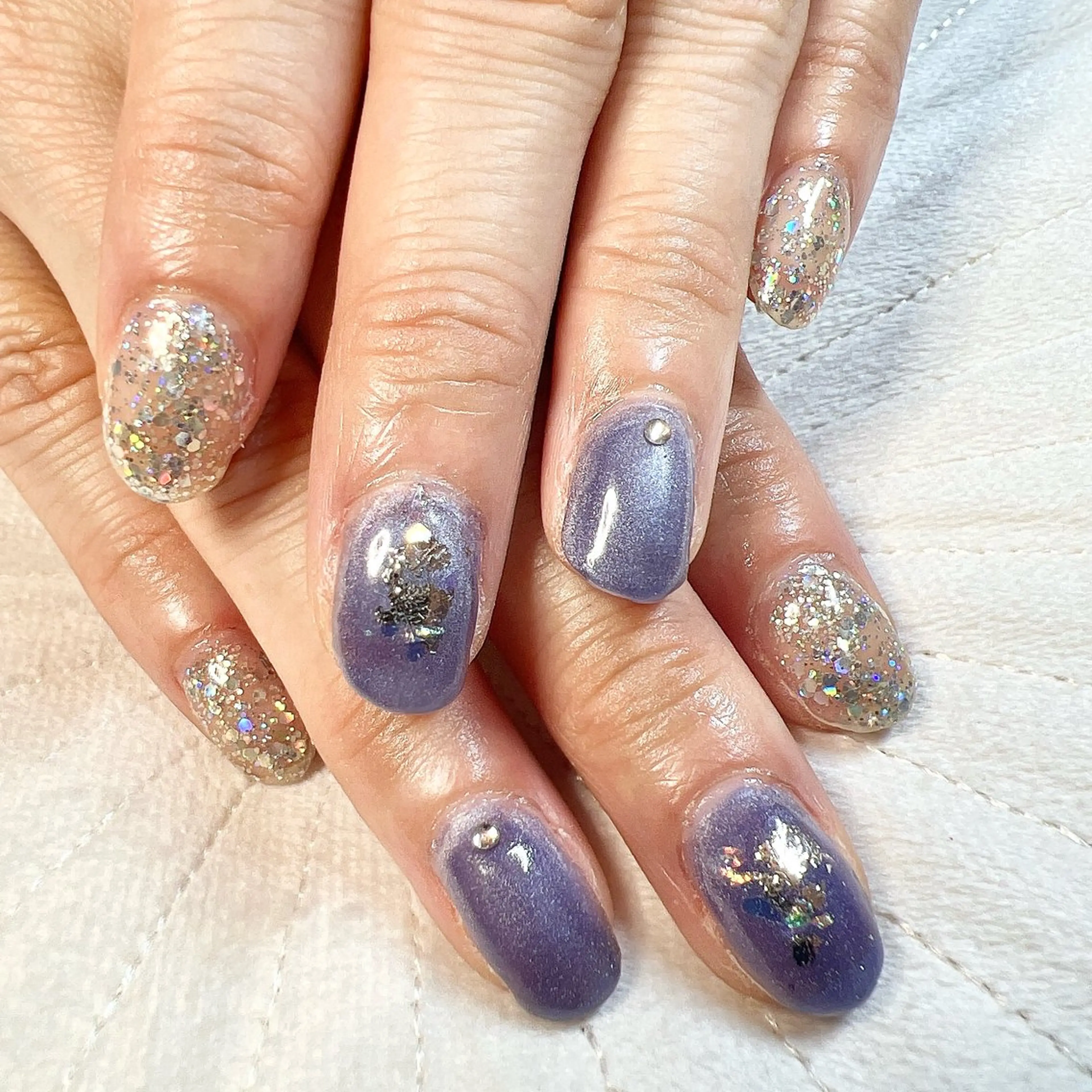 ネイル キャンアイドレッシー六本木店所属・MIKA／耳ツボ ／マグネットネイルのその他イメージ