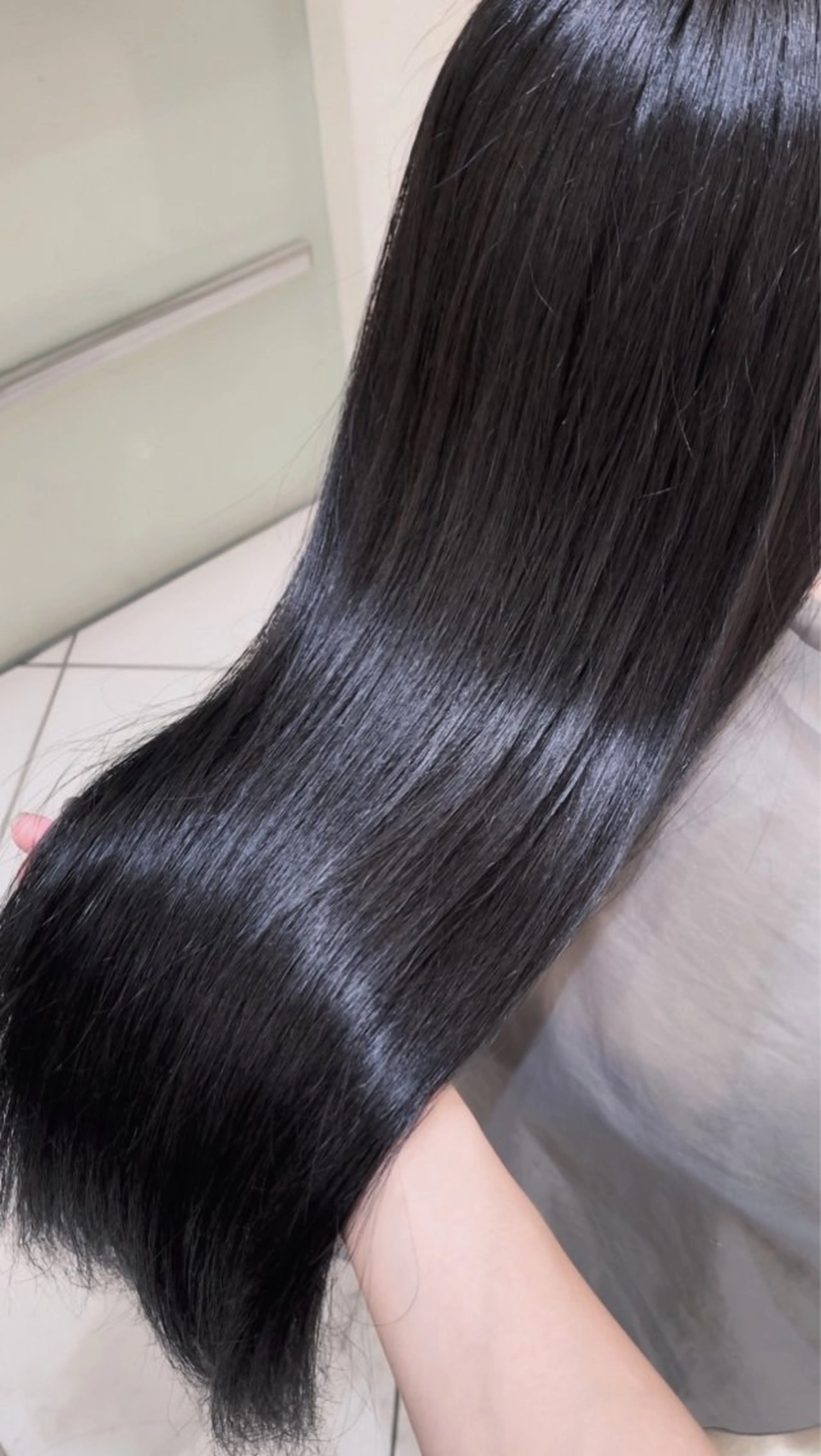 ロング カラー 💖大人韓国ヘア💖 韓国艶カラー【銀座】のヘアスタイル