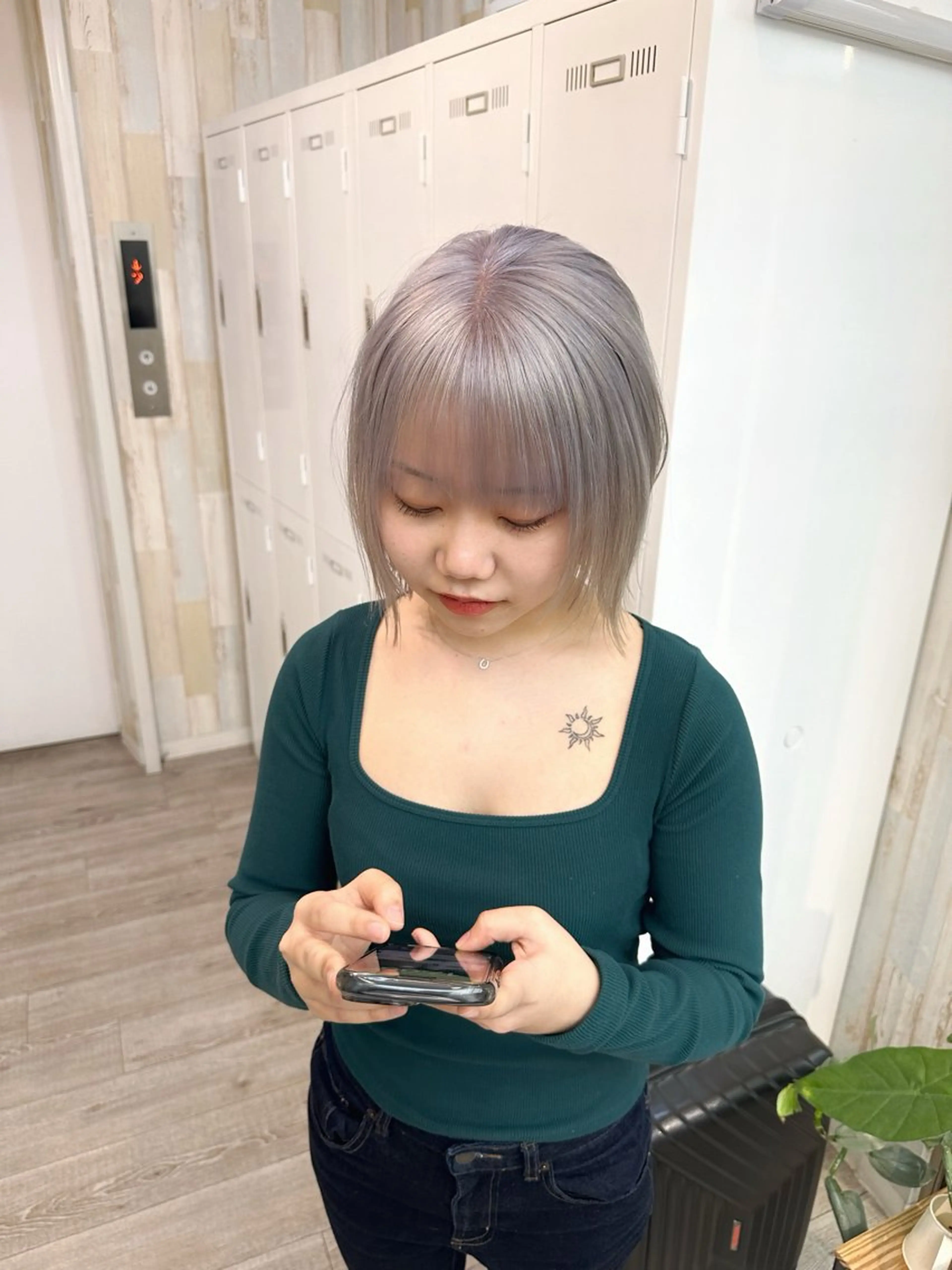 【🫧🌬️ダメージレスハイトーン🌬️🫧】🪐カット＋0ダメージカラー＋ケアブリーチ🪐の写真