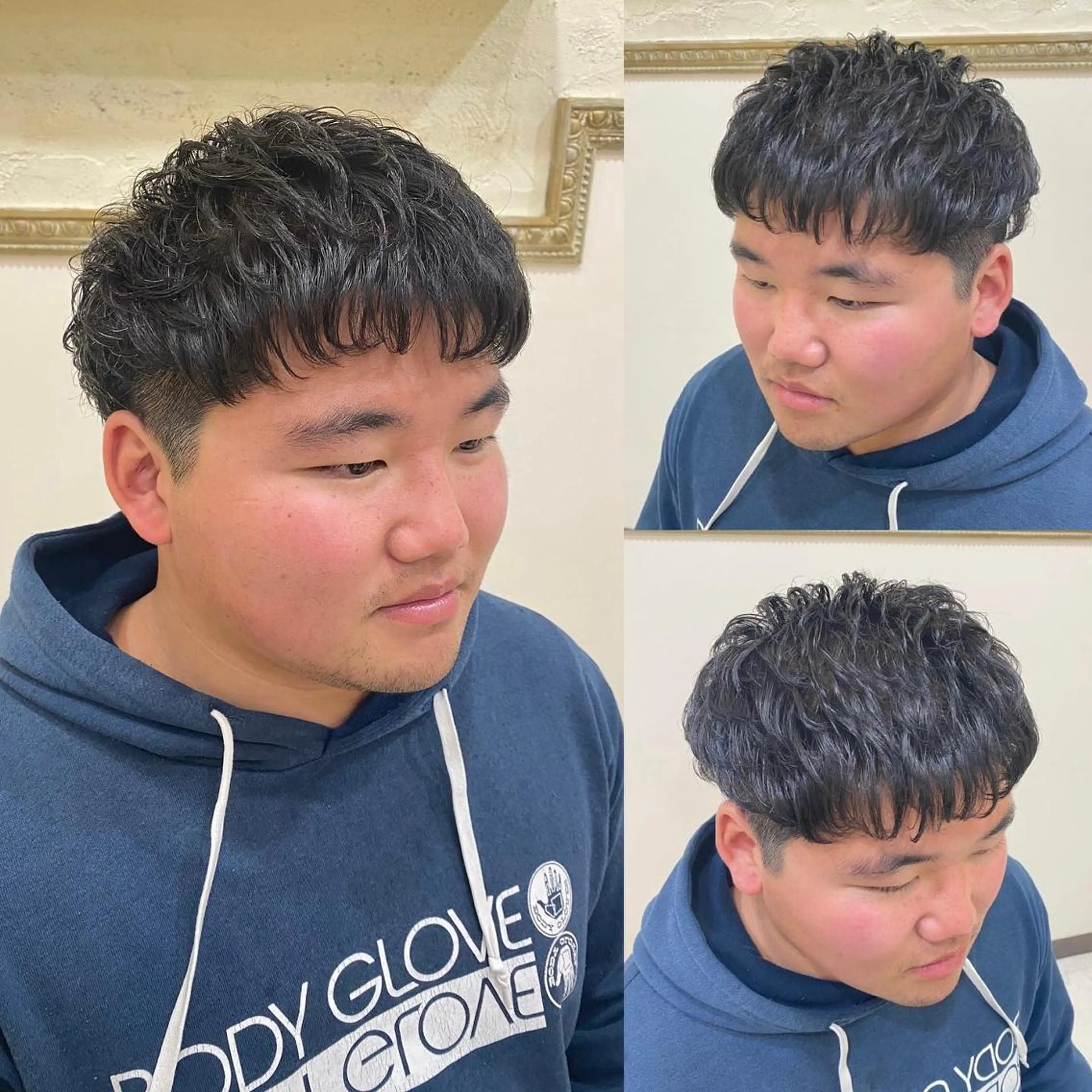 パーマ メンズ フェードカット メンズパーマ プードルパーマ 濡れパン メンズツイストパーマ 年間2000名担当◎ パーマ職人/仲原佑樹のヘアスタイル