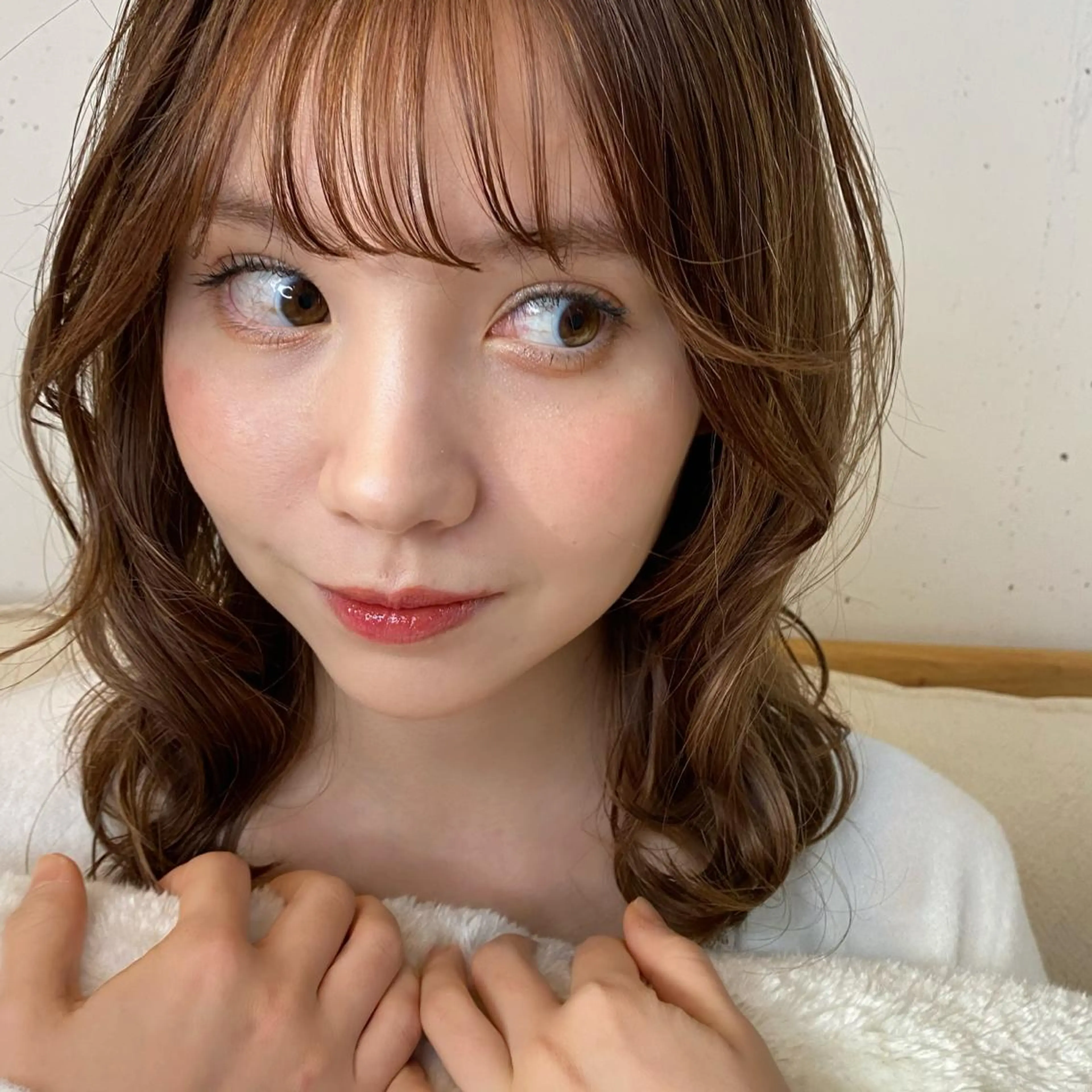 ミディアム カラー 🪭risa 暖色/レイヤー🪭のヘアスタイル