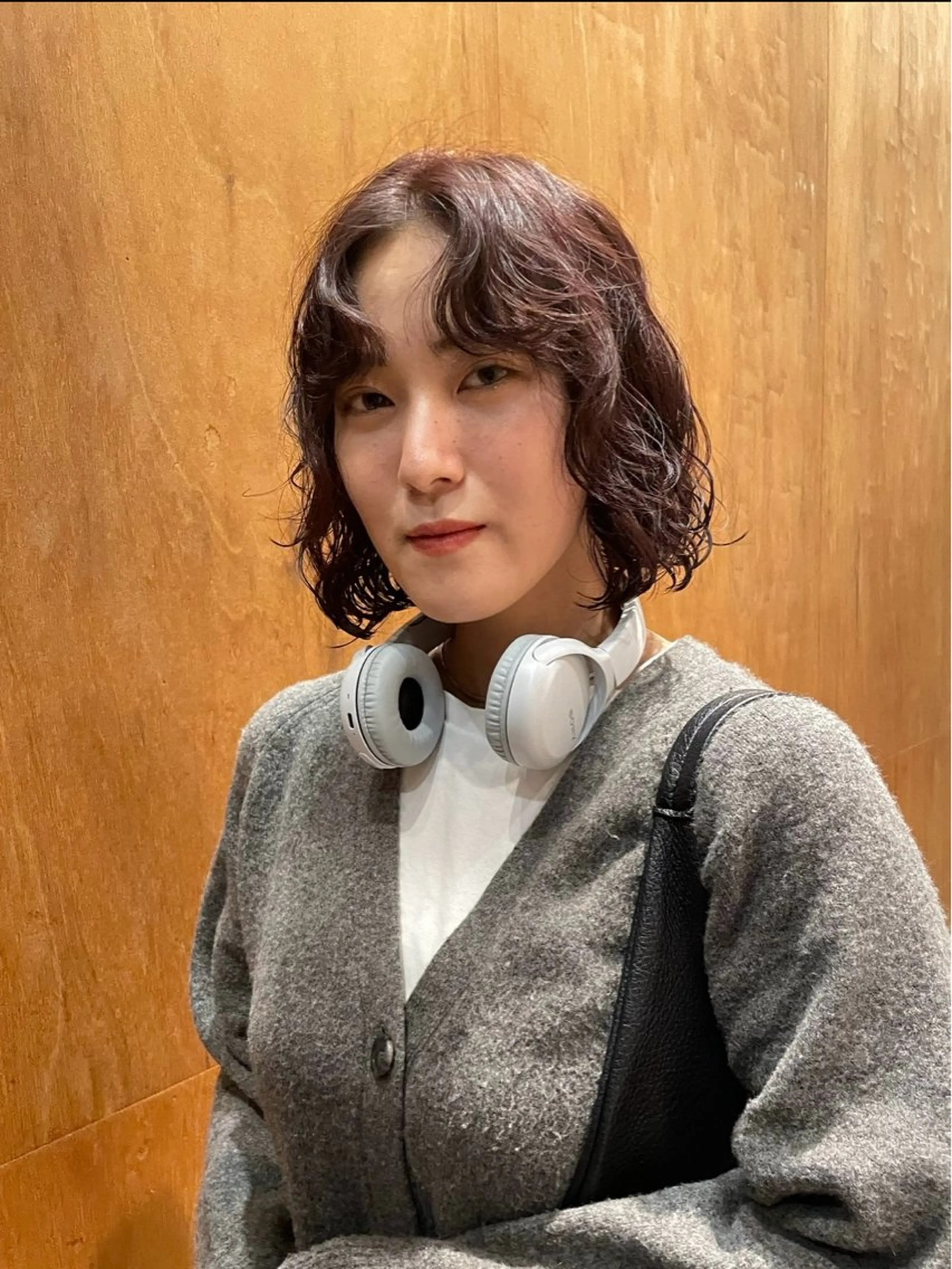 ミディアム カラー パーマ カット ヘアカラー パーマ Qin shaire salon 原宿所属・🌿パーマ/ボブ/ レイヤー/Mikiのヘアスタイル