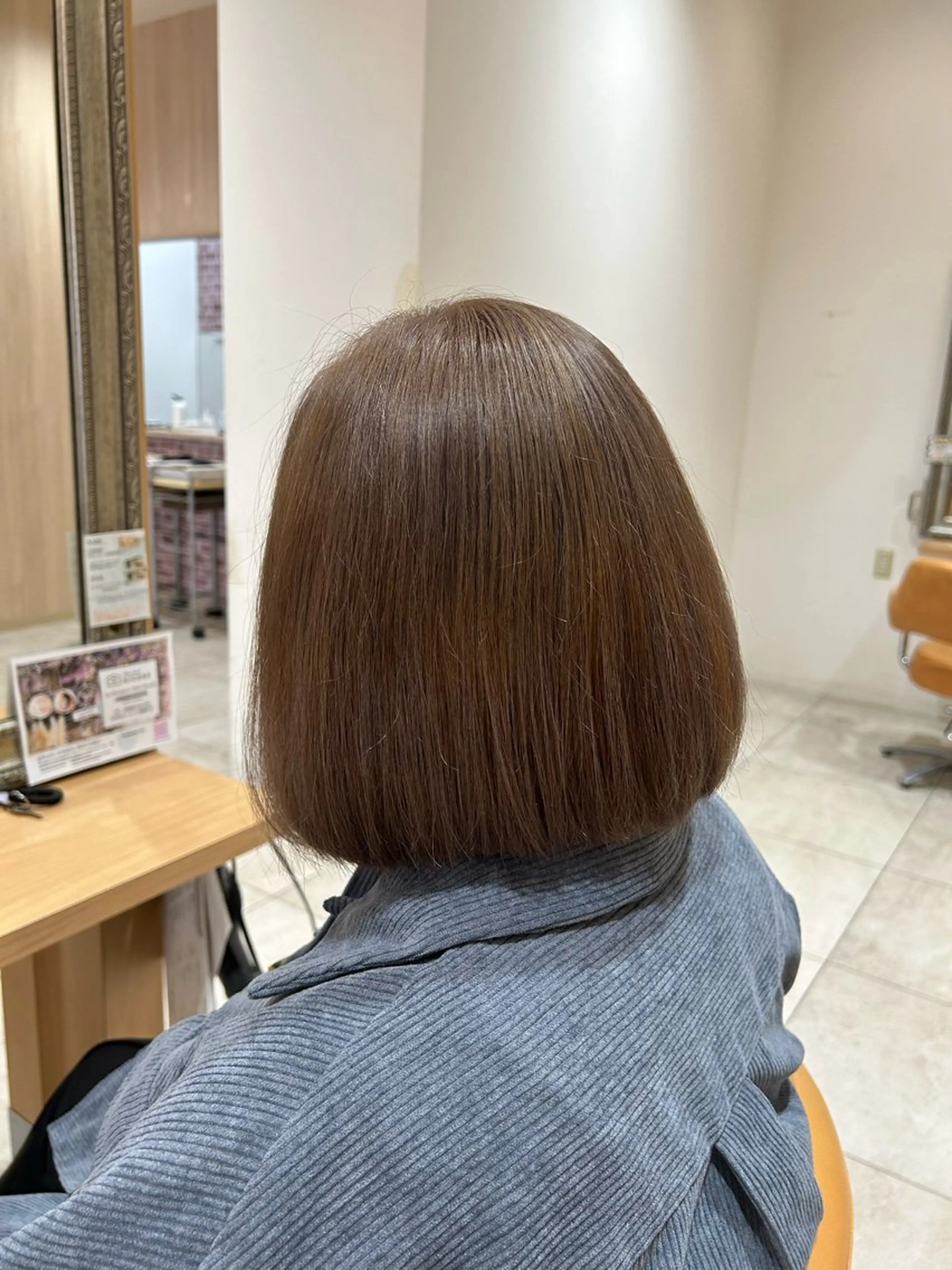 ショート ボブ 鬼童 友稀 ✨️艶カラー診断✨️のヘアスタイル