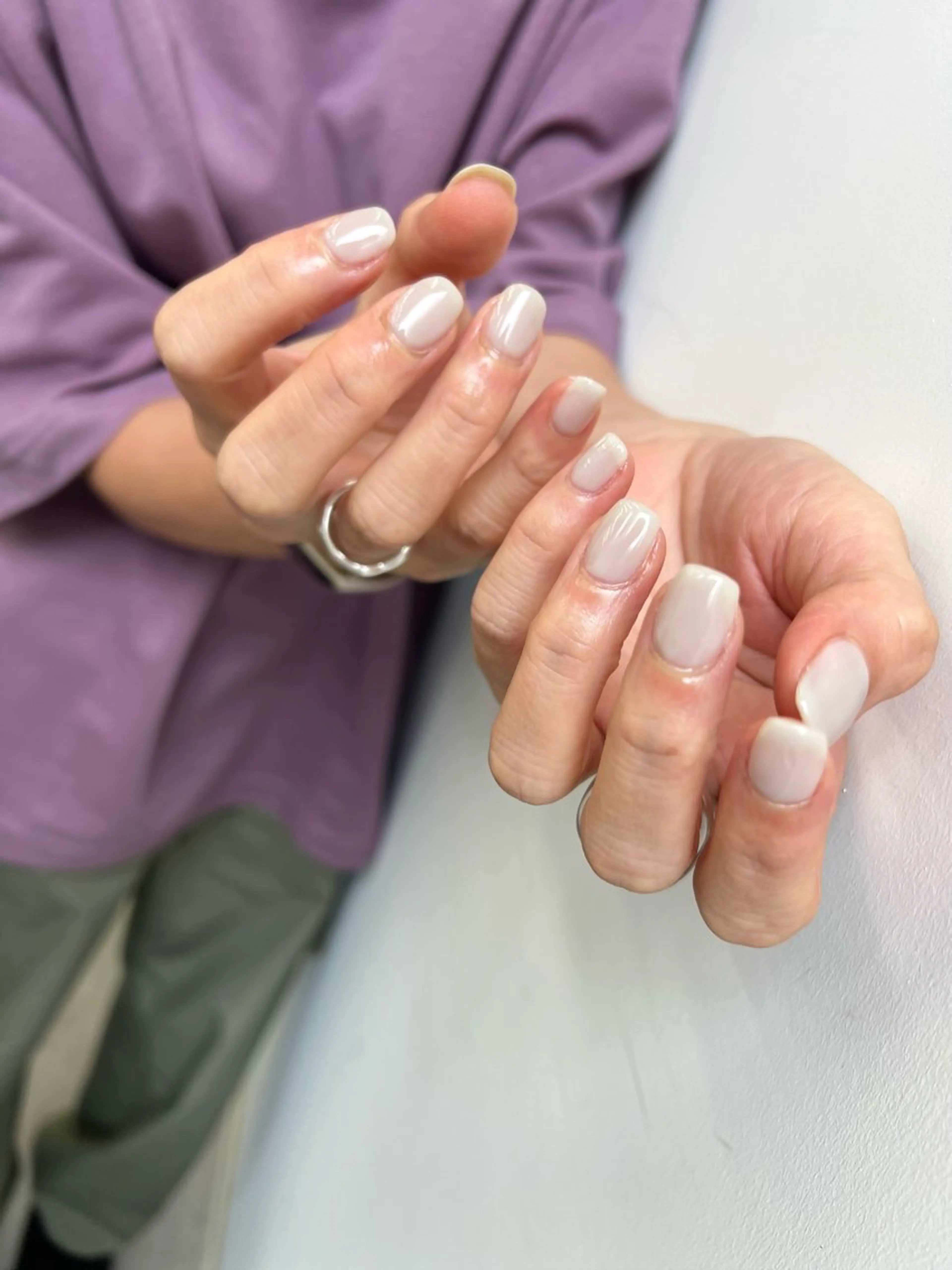 ネイル ワンカラーネイル nail salon te.enのネイルデザイン