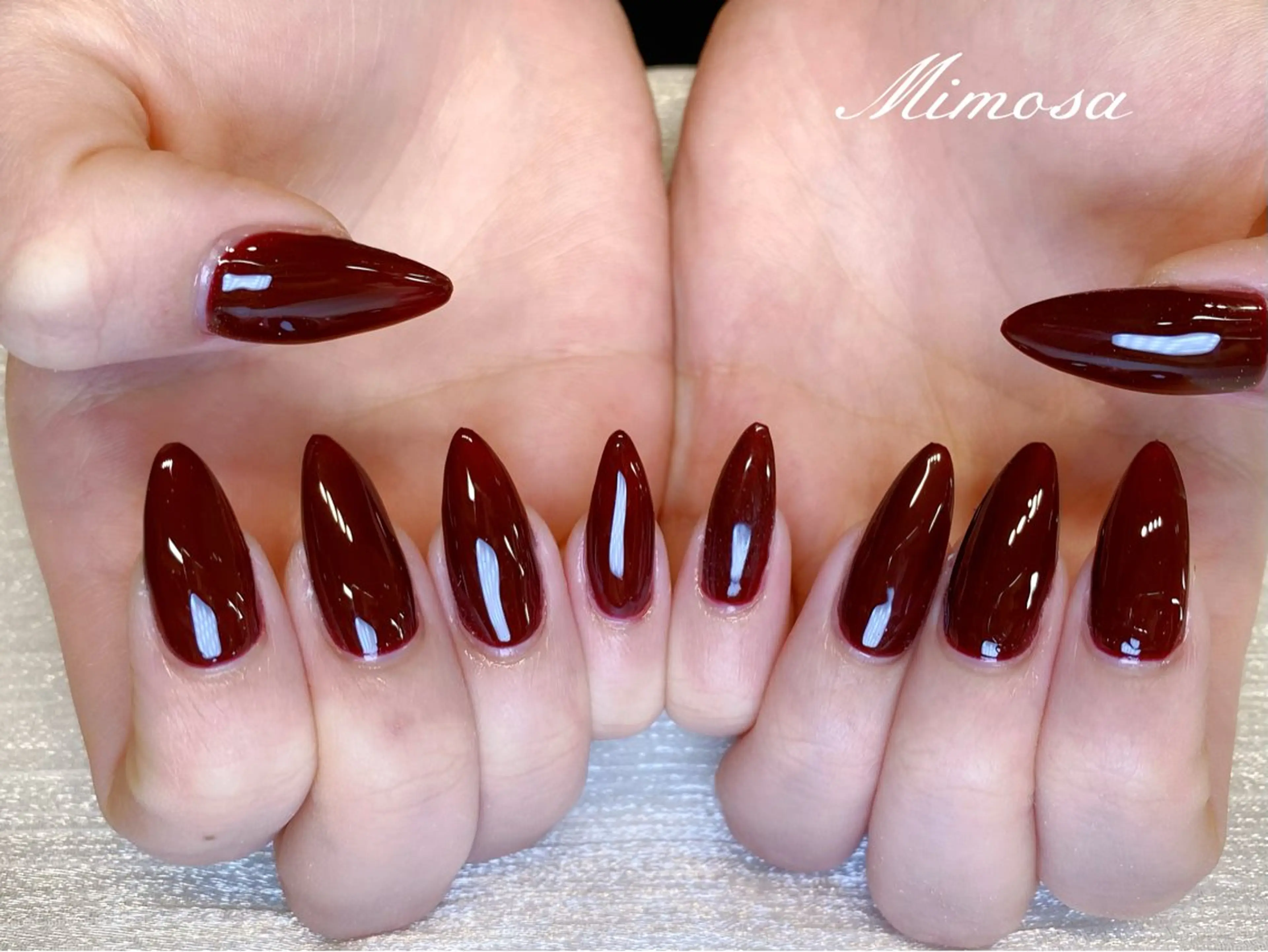 ネイル ハンドネイル 💛Mimosa💛 吉祥寺のネイルデザイン