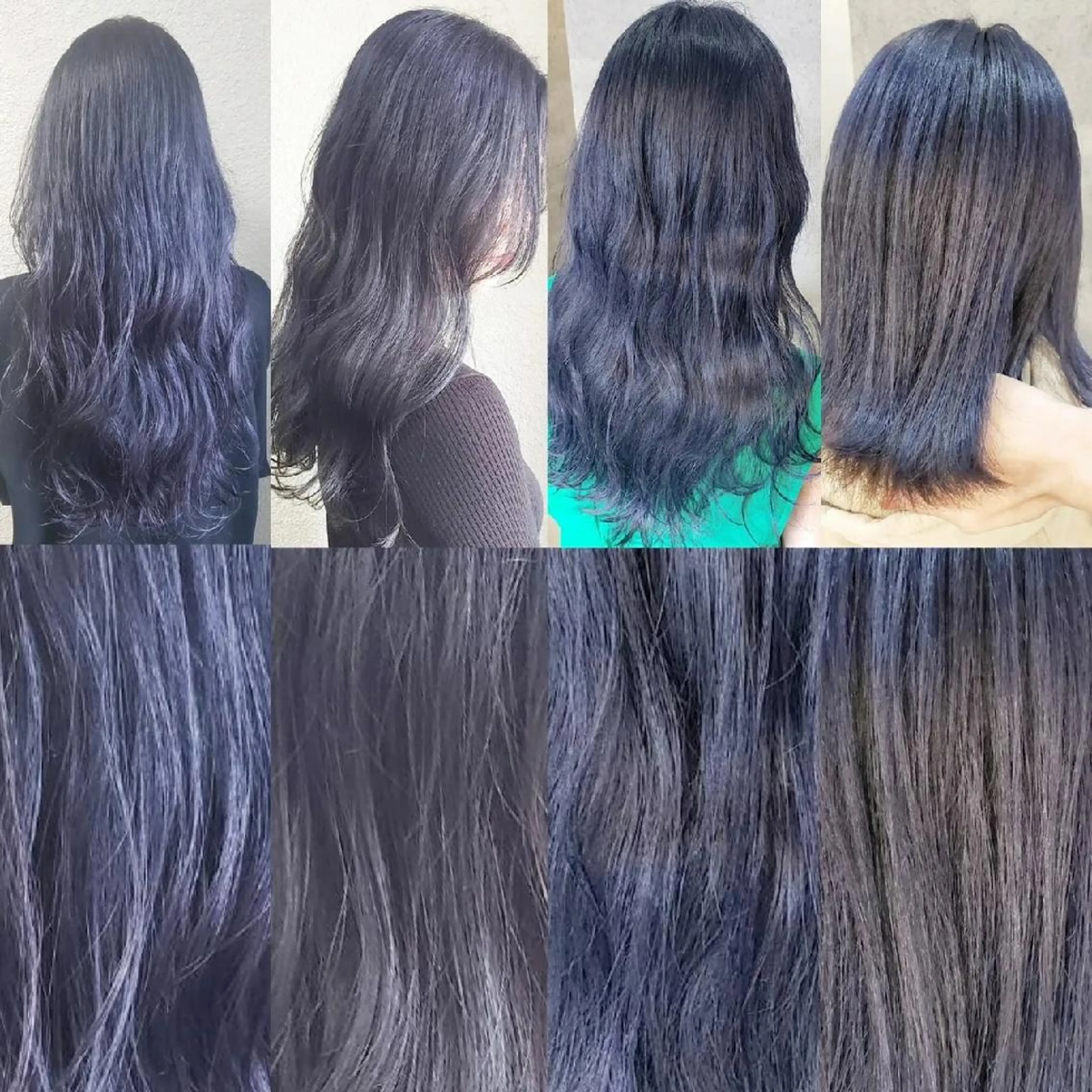 セミロング カラー ブリーチ ブルーカラー カット ヘアカラー トリートメント Oli所属・ミルクティー特化 🌈島内　琢真🌈のヘアスタイル