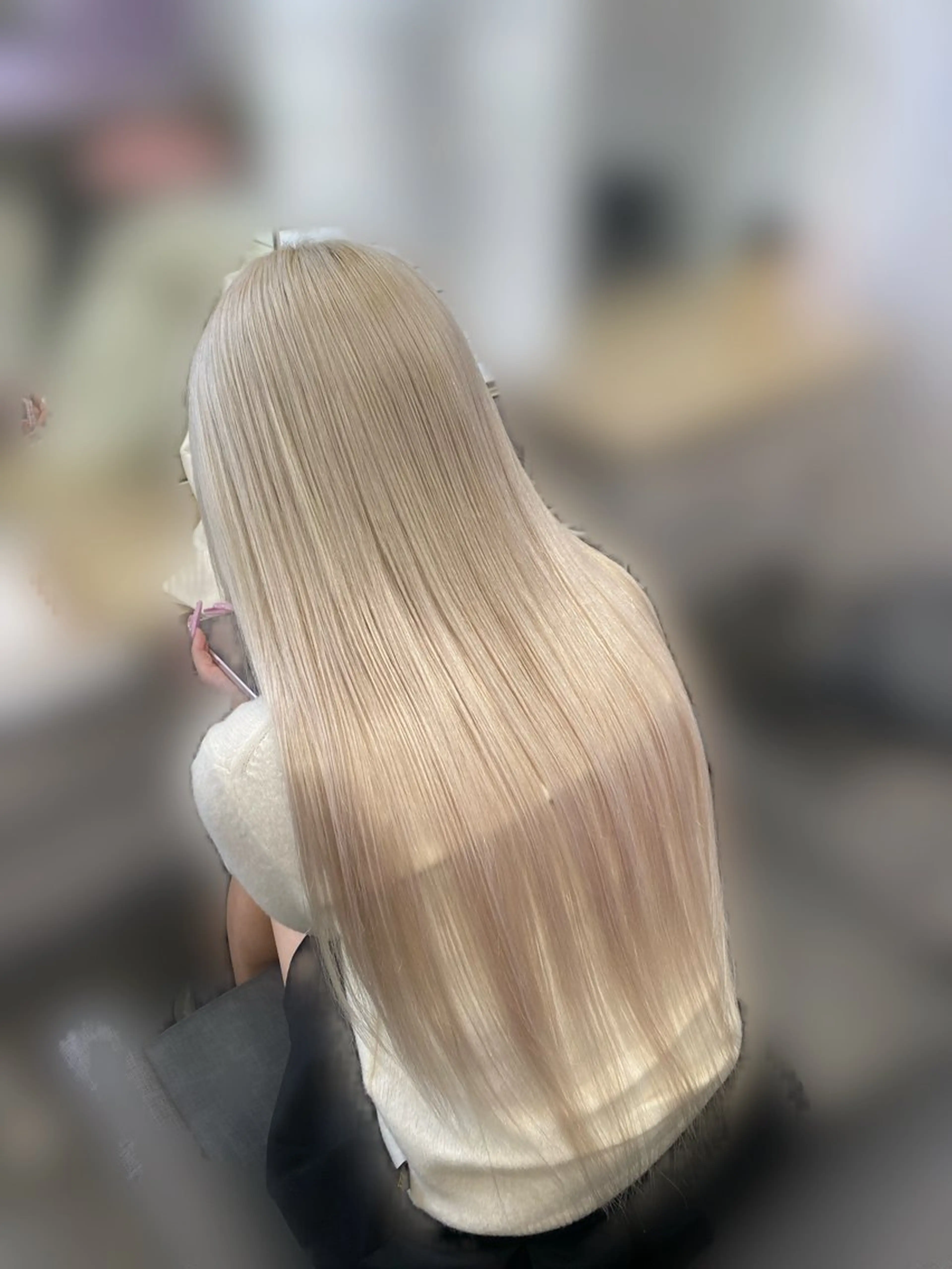 ロング カラー ブリーチ 村越 飛翔のヘアスタイル