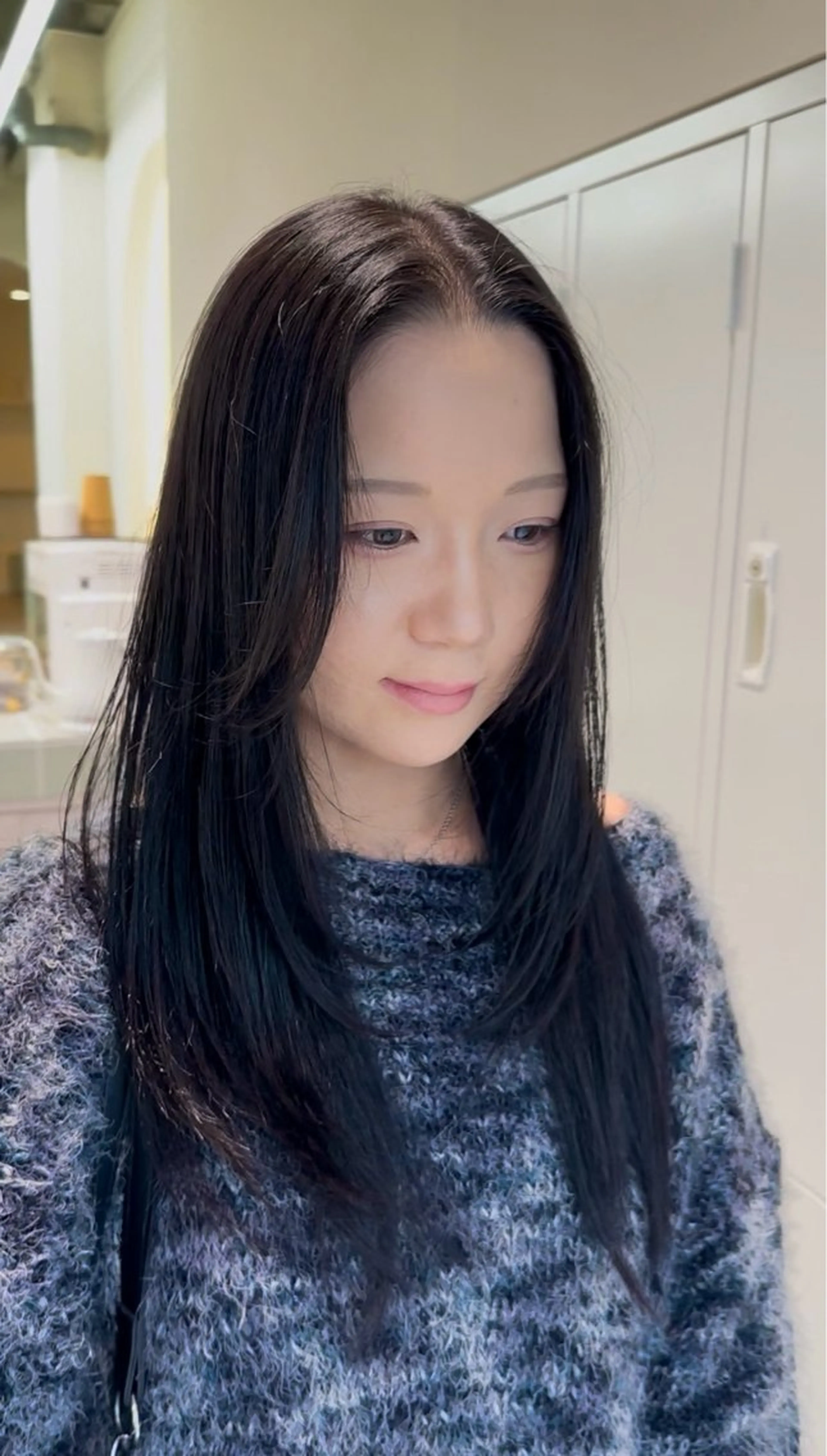 ロング レイヤーカット 石井 歩/newi広島店のヘアスタイル