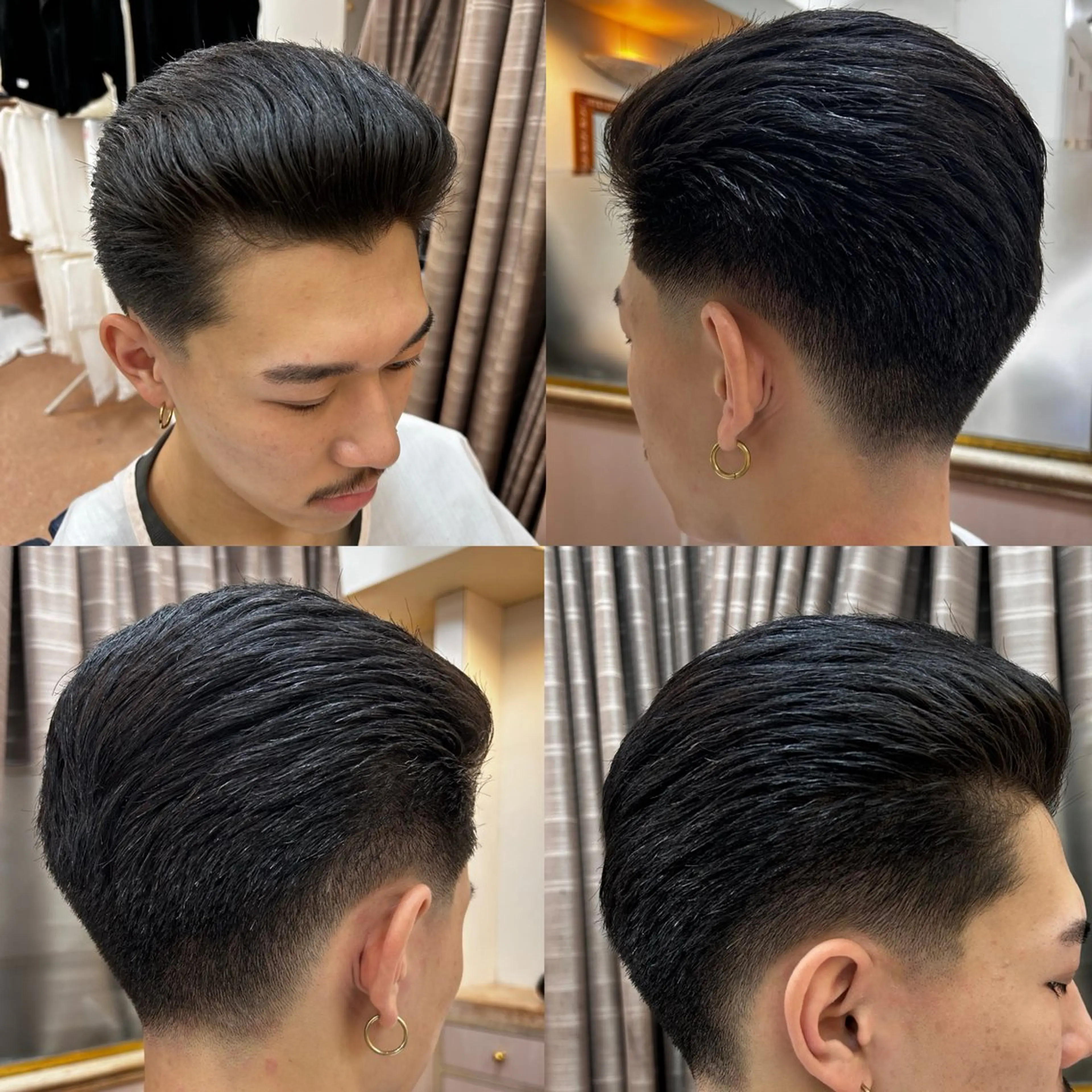 ミディアム Uptown street's barber shop所属・Syunta Sato/佐藤駿太のヘアスタイル