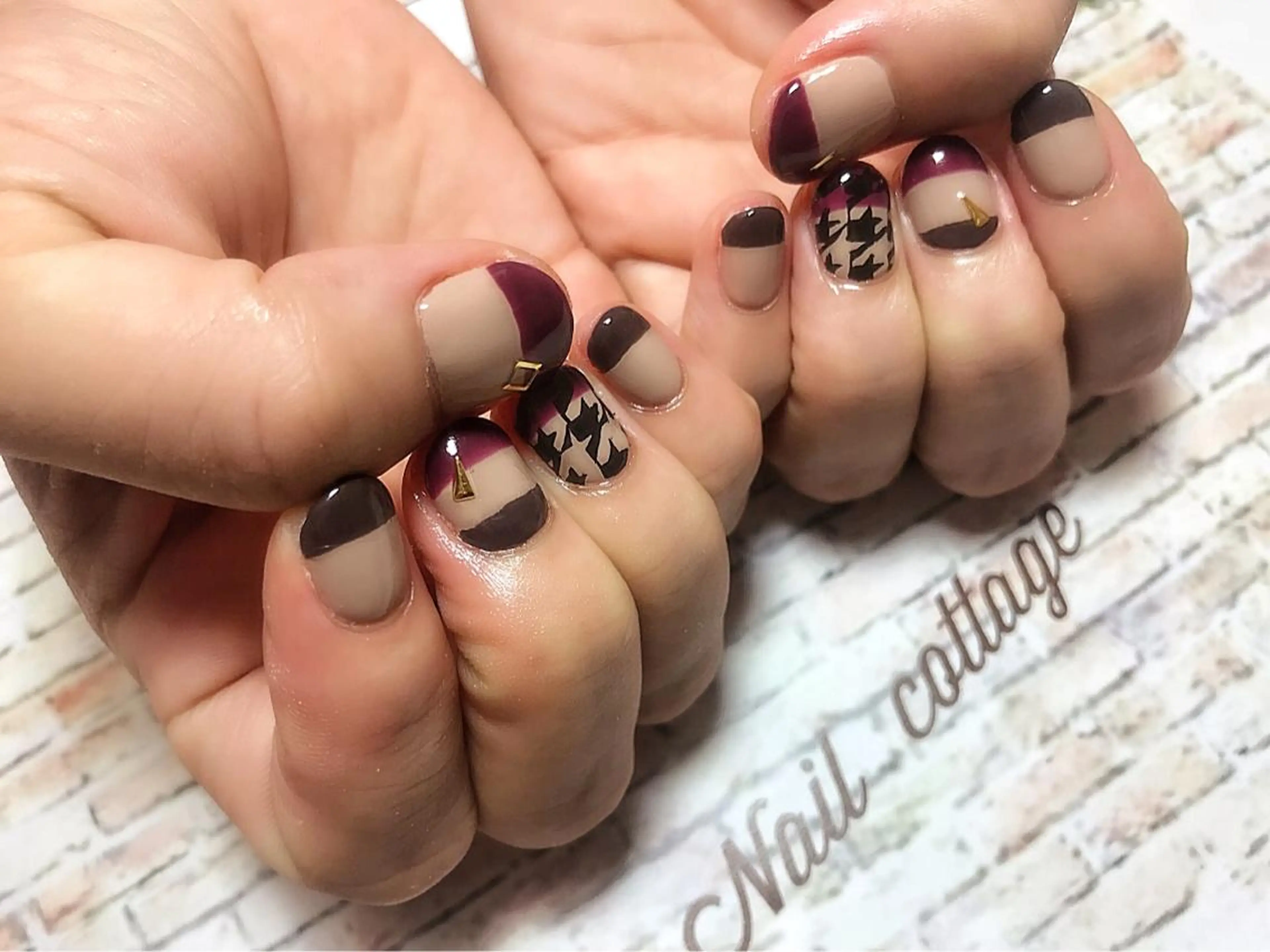 ネイル ツイードネイル Nail cottageのネイルデザイン