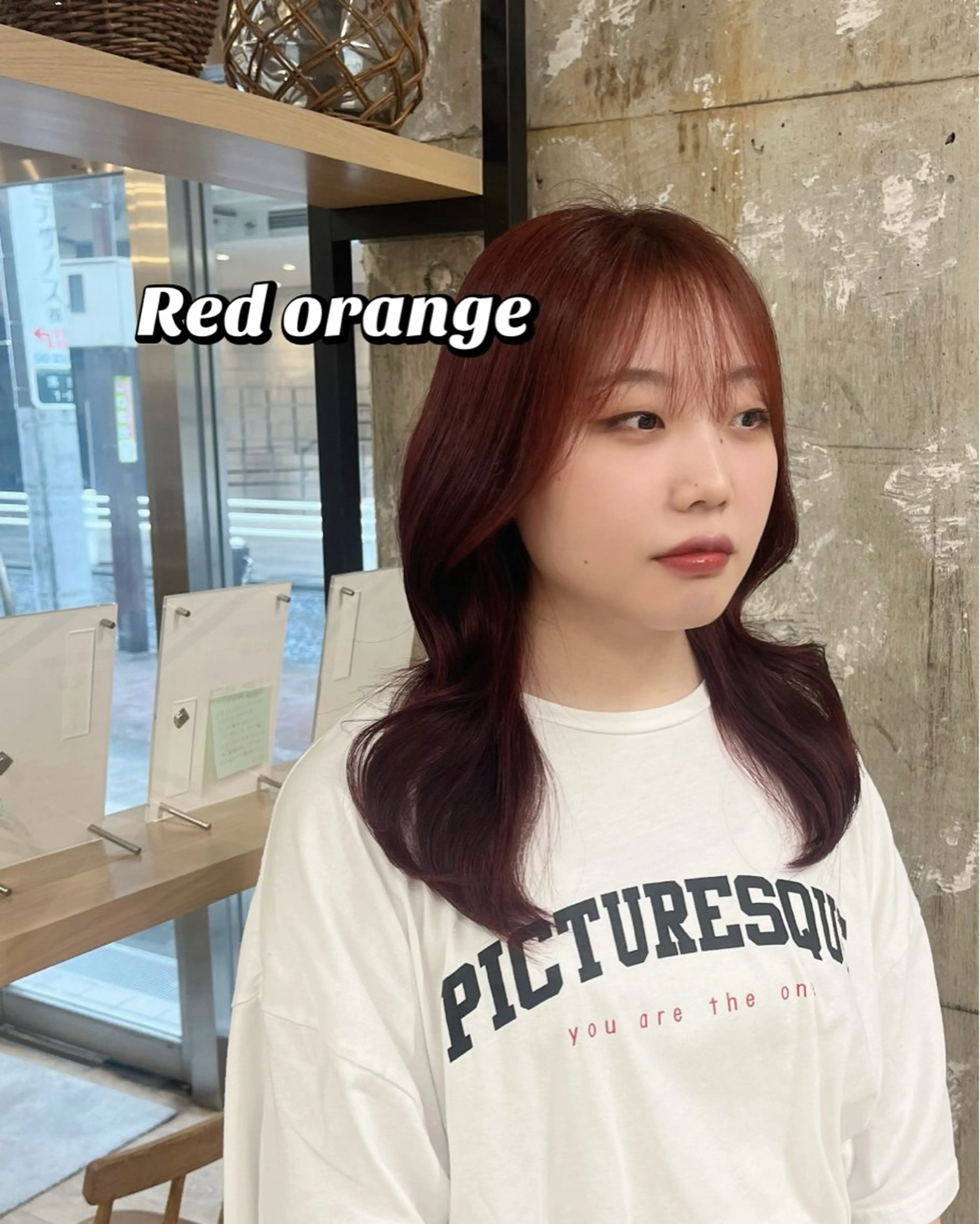 セミロング カラー 寒色 ♡ レイヤー ┊︎miyuのヘアスタイル