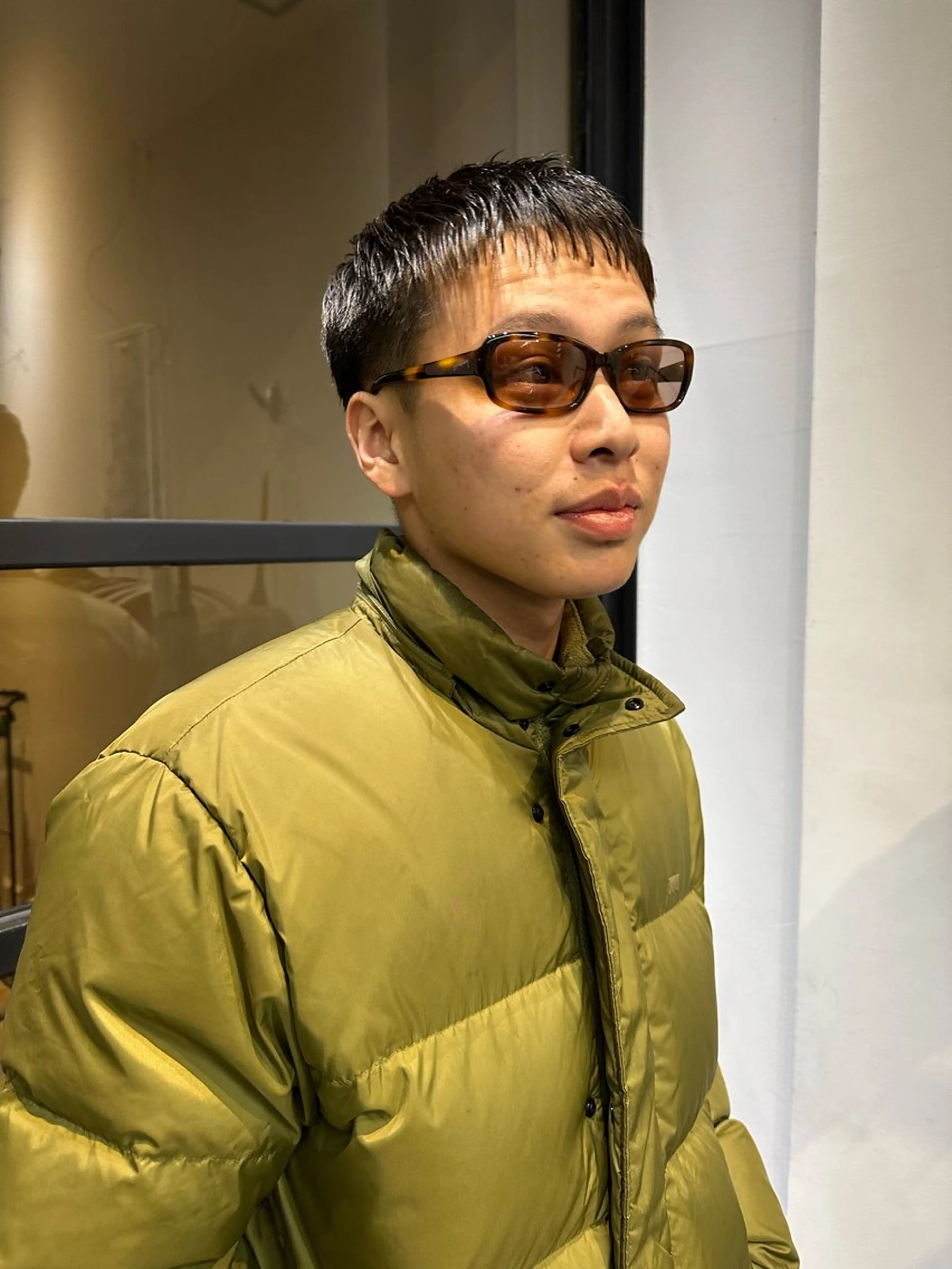 ショート メンズ ボブ ロングモデル shoのヘアスタイル