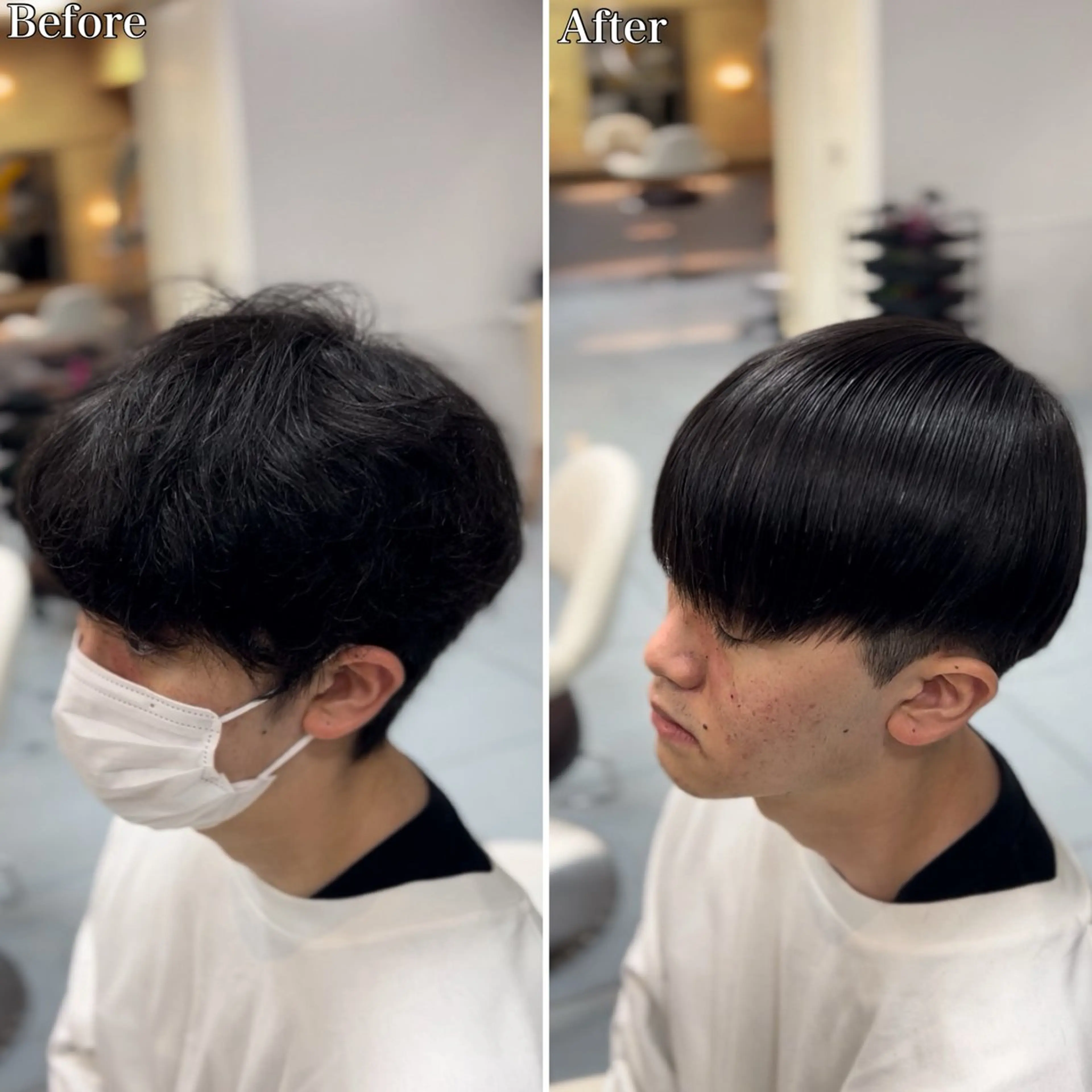 ショート パーマ メンズ 縮毛矯正 カット 縮毛矯正 トリートメント 🔮メンズ縮毛矯正 毛流れパーマ💎竹永のヘアスタイル