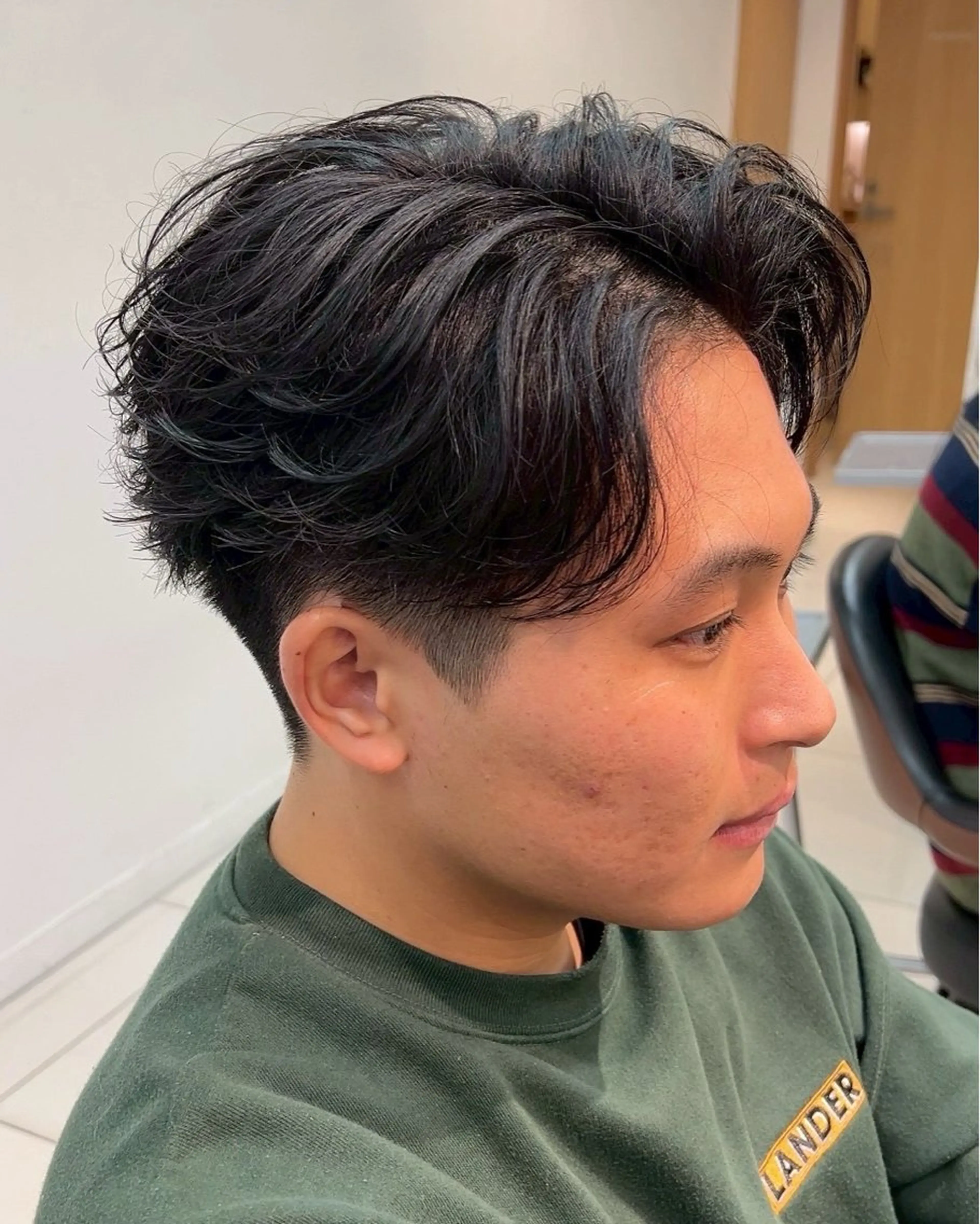 ショート パーマ メンズ カット パーマ トリートメント パーマ/ハイトーン /吉田眞のヘアスタイル