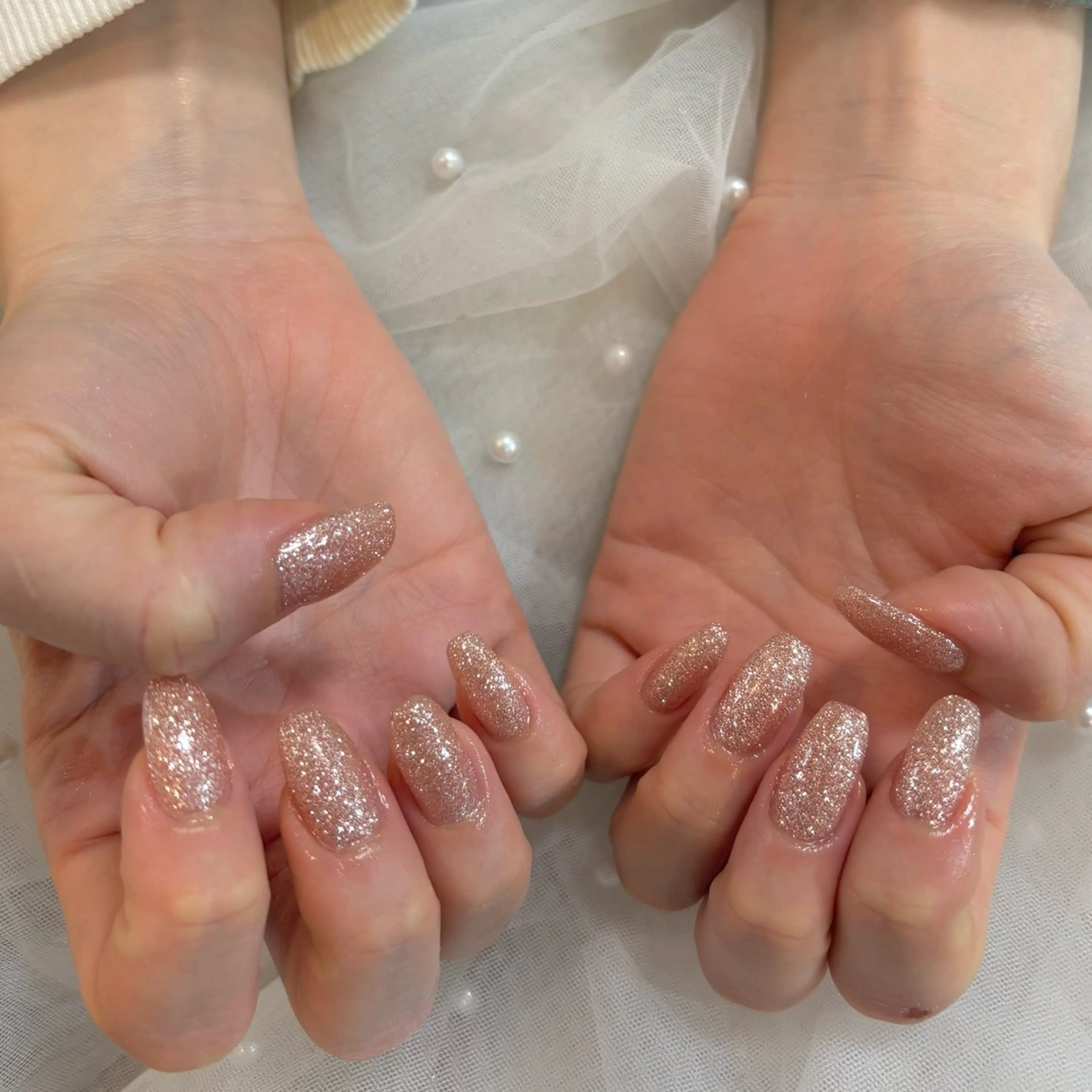 セミロング ハンドネイル lalaroom. nailsalon航空公園店所属・lala room.のネイルデザイン