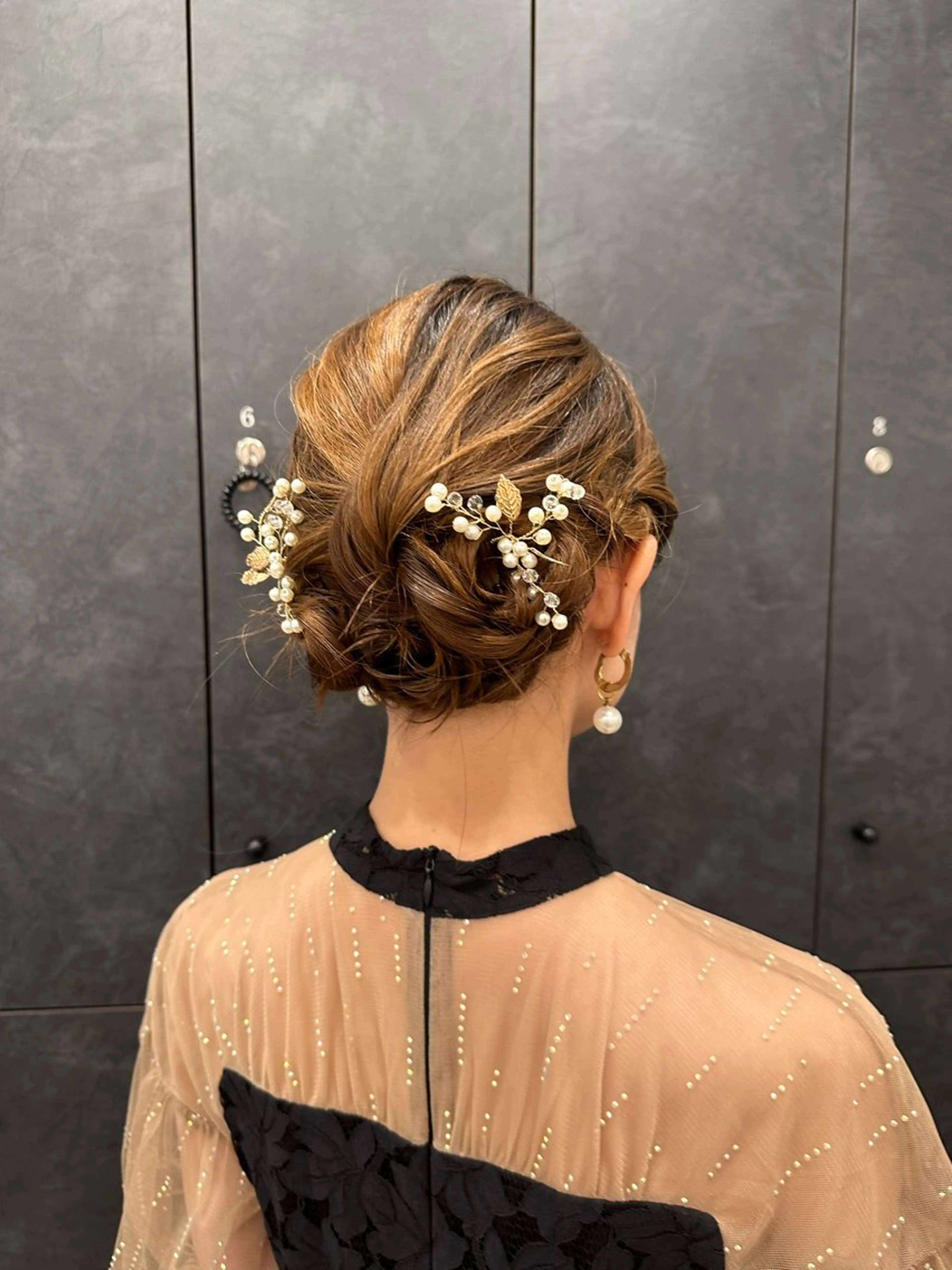 ミディアム ヘアアレンジ 銀座/ヘアセット シマムラ ミホのヘアスタイル