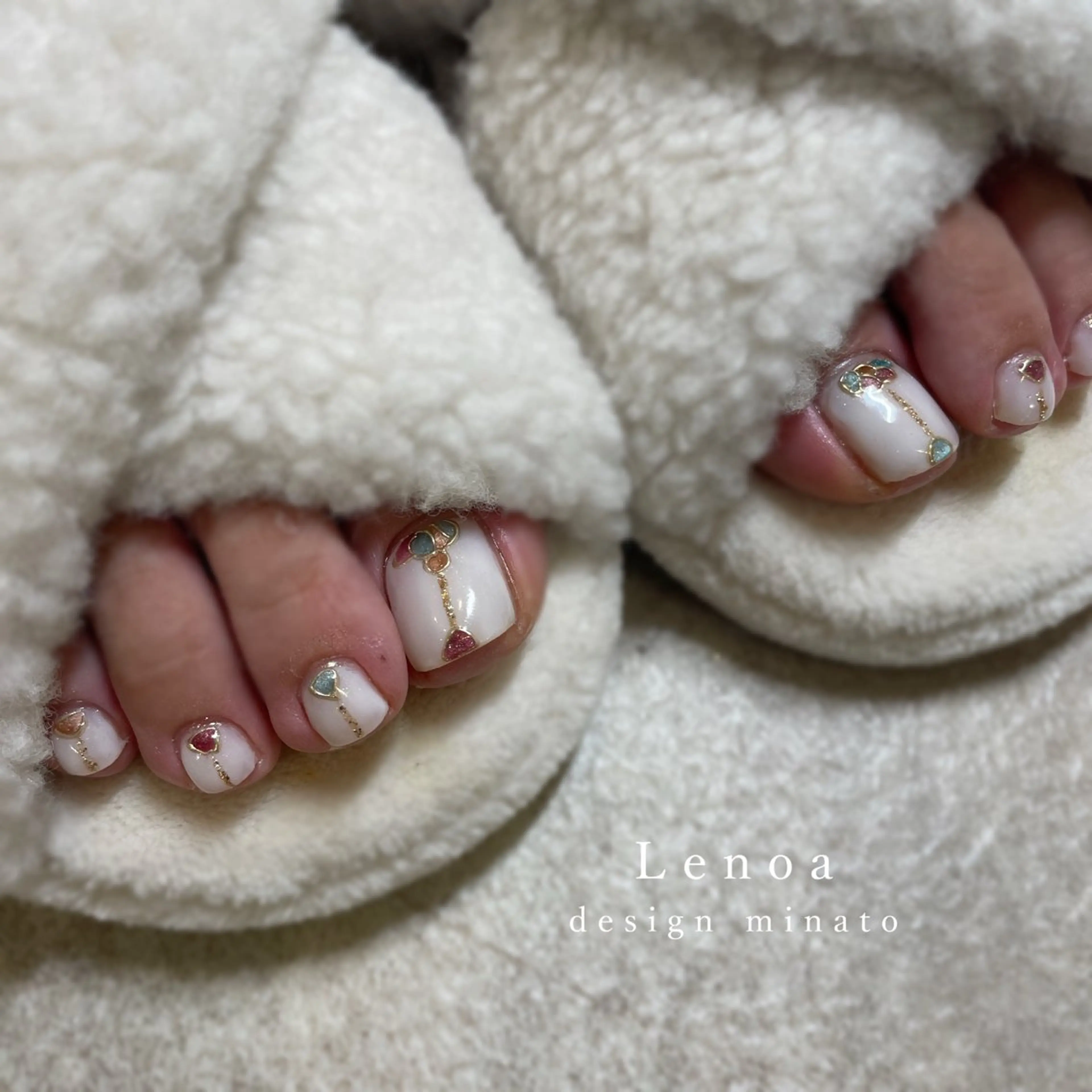 ネイル フットネイル Lenoa minatoのネイルデザイン