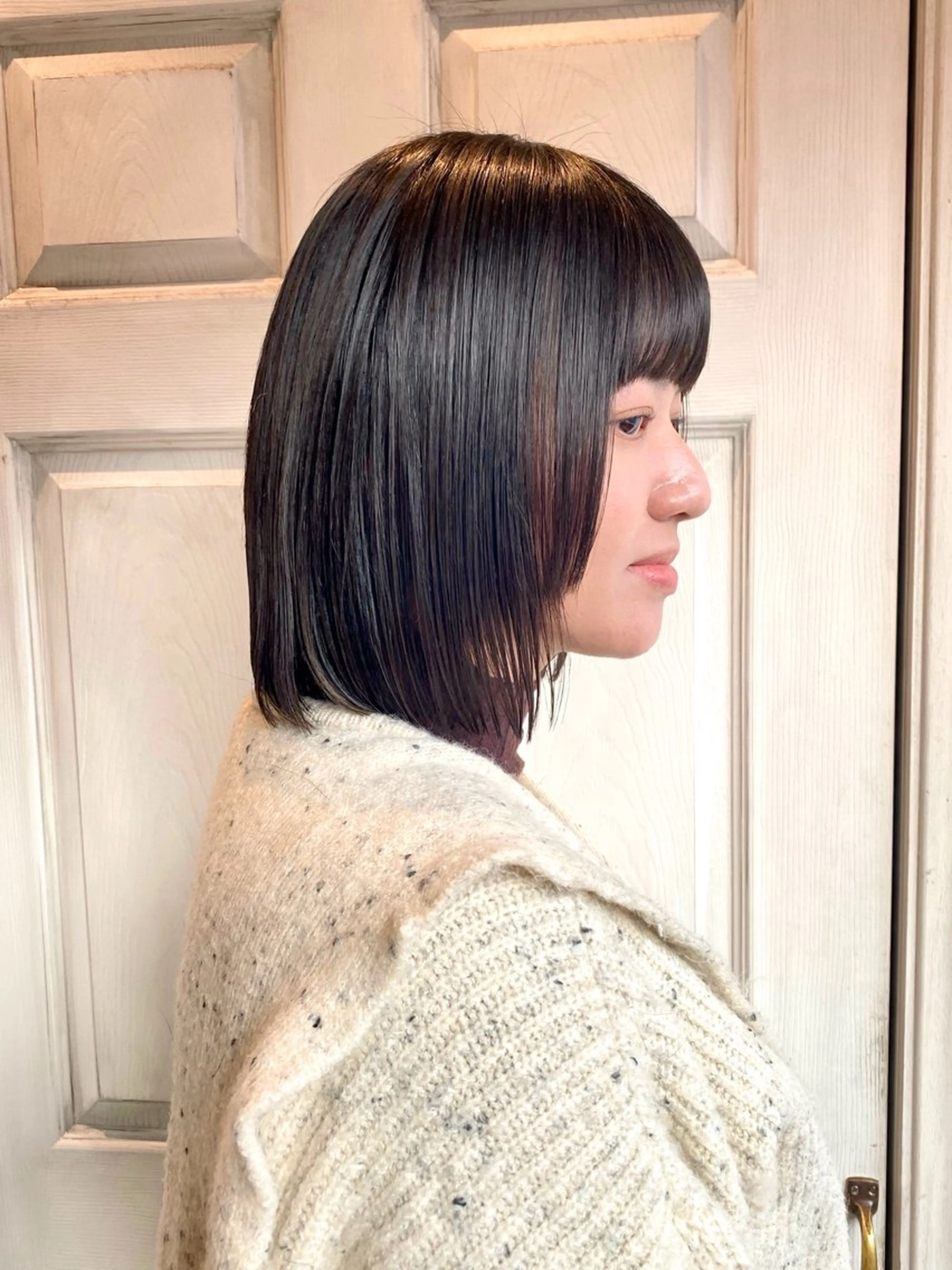 ミディアム カット 千 田のヘアスタイル